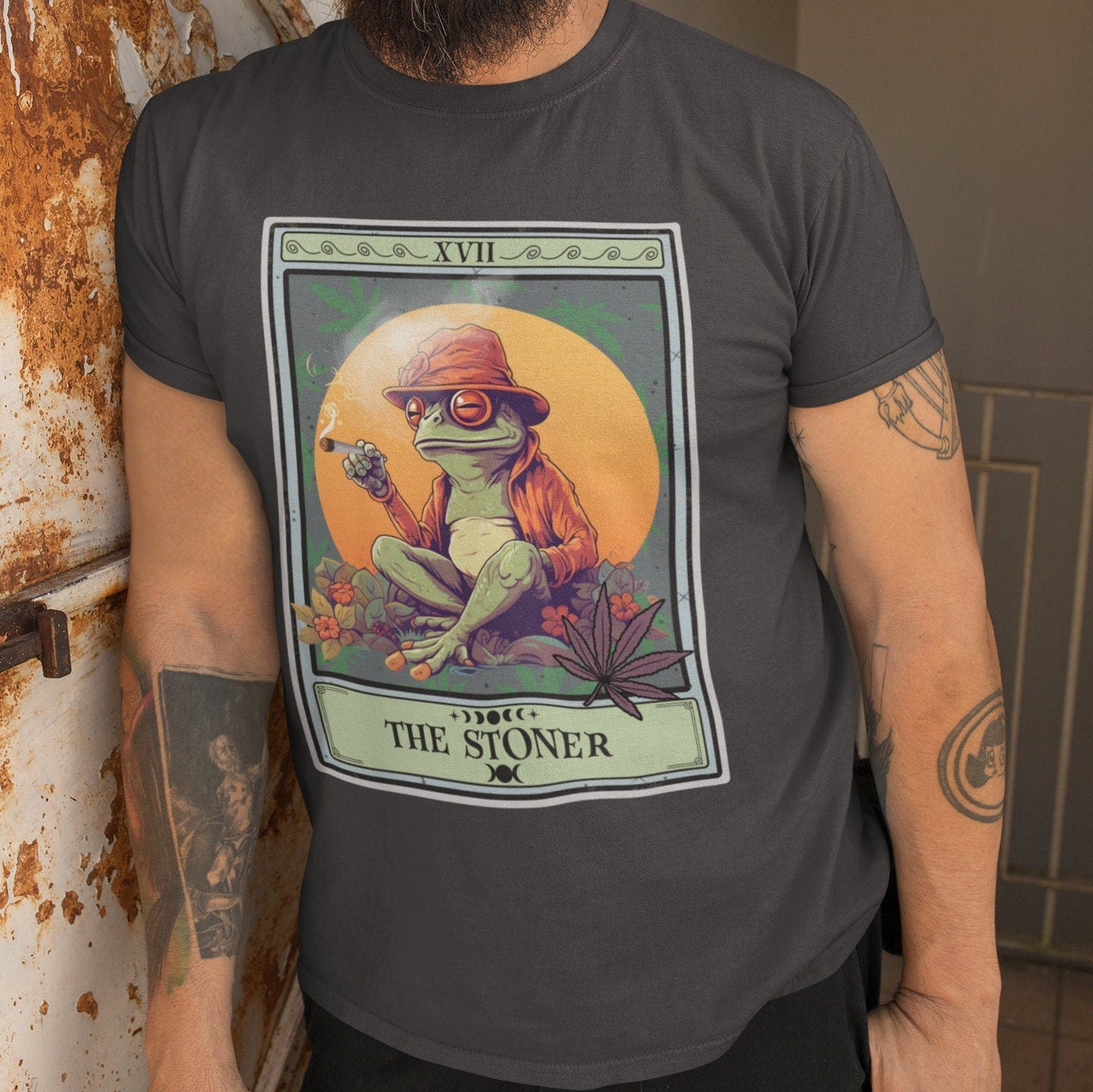 The Stoner Tarot Card Shirt, Frog Toad