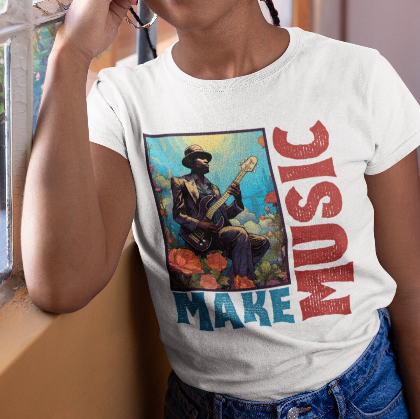 Jazz Bassist Shirt, Jazz Bass Player