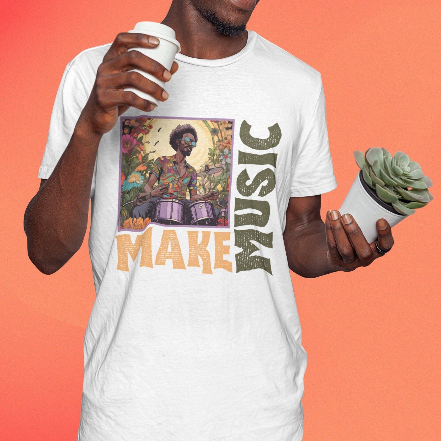 Jazz Drummer Shirt, Jazz Drums Player
