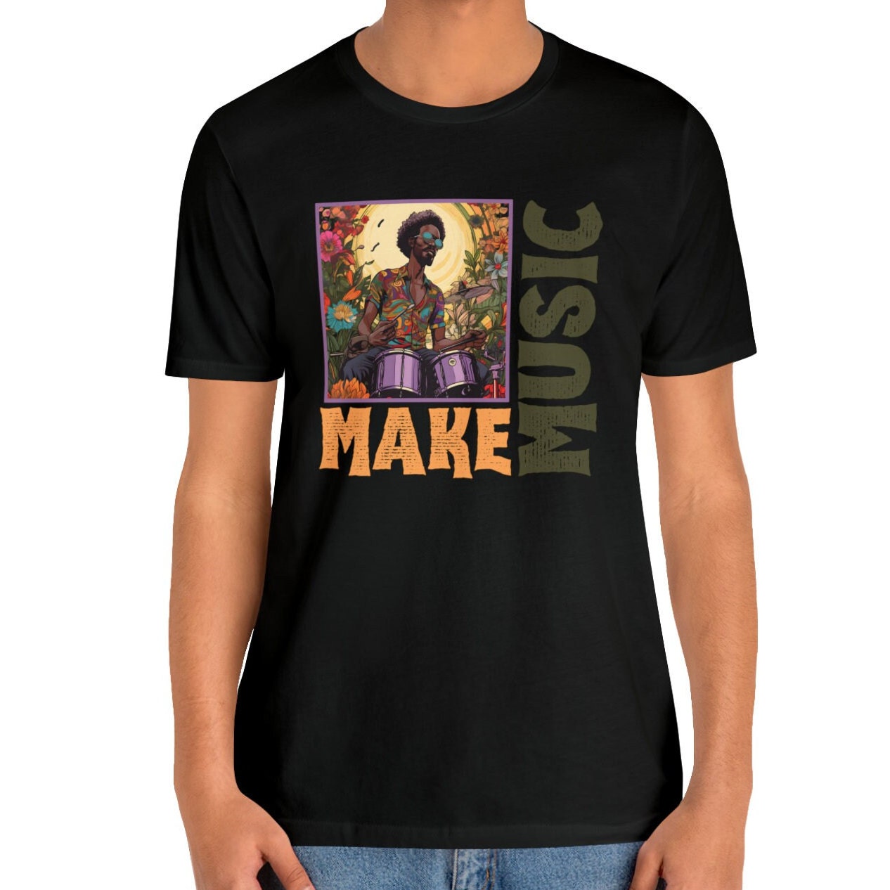 Jazz Drummer Shirt, Jazz Drums Player