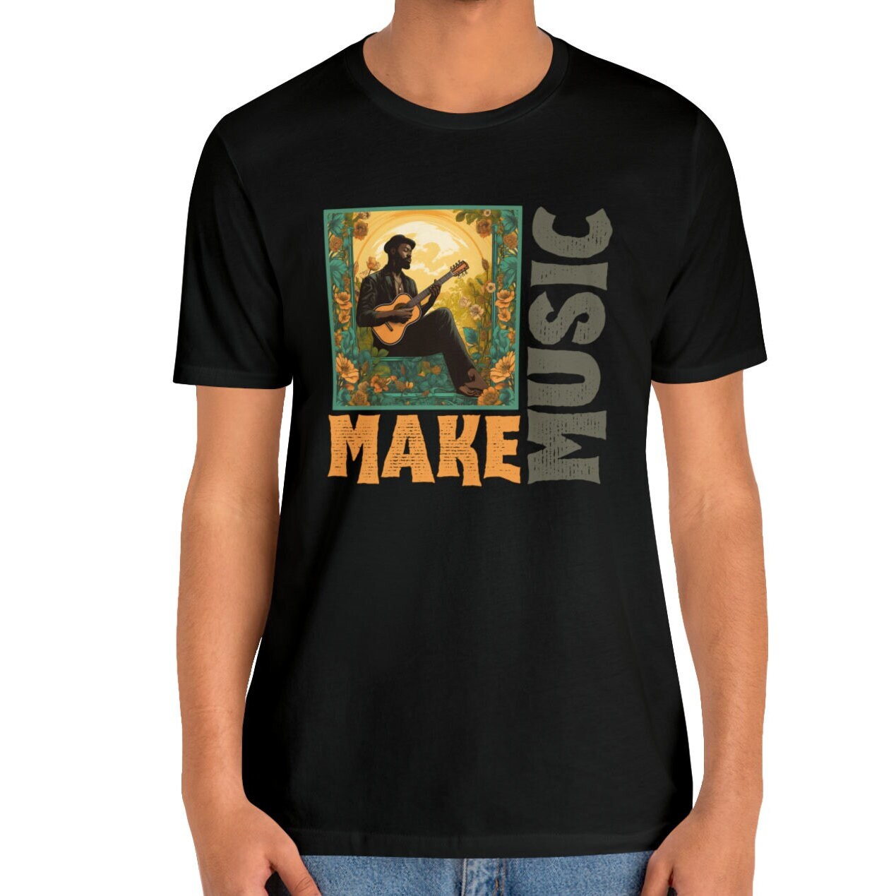 Jazz Guitarist Shirt, Jazz Guitar Player