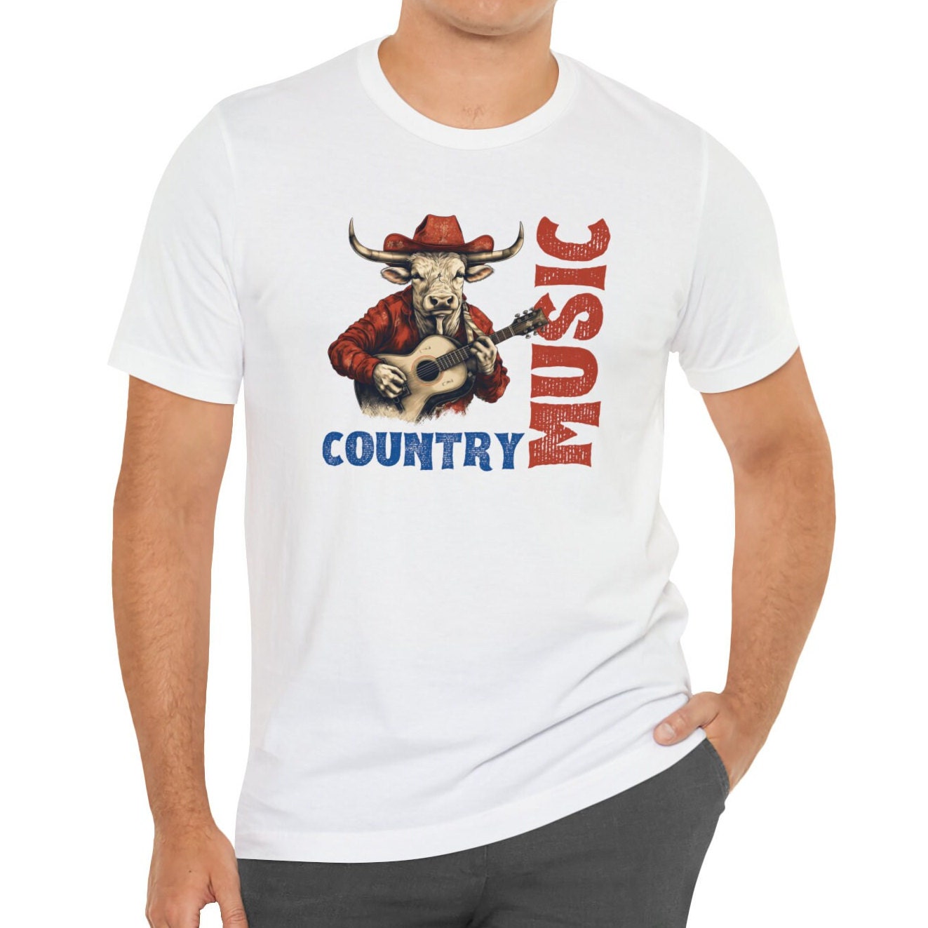 Country Music Cow Guitar Shirt