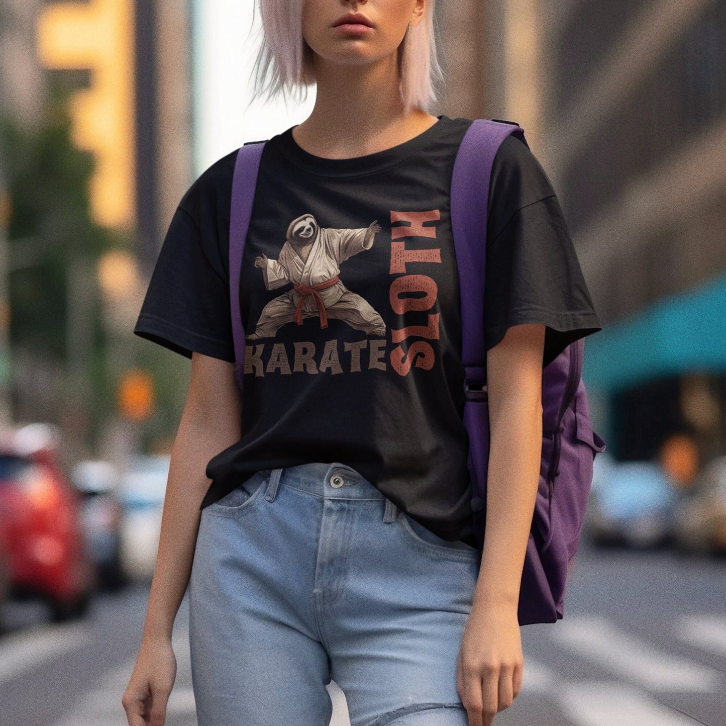 Karate Sloth Shirt, Martial Arts