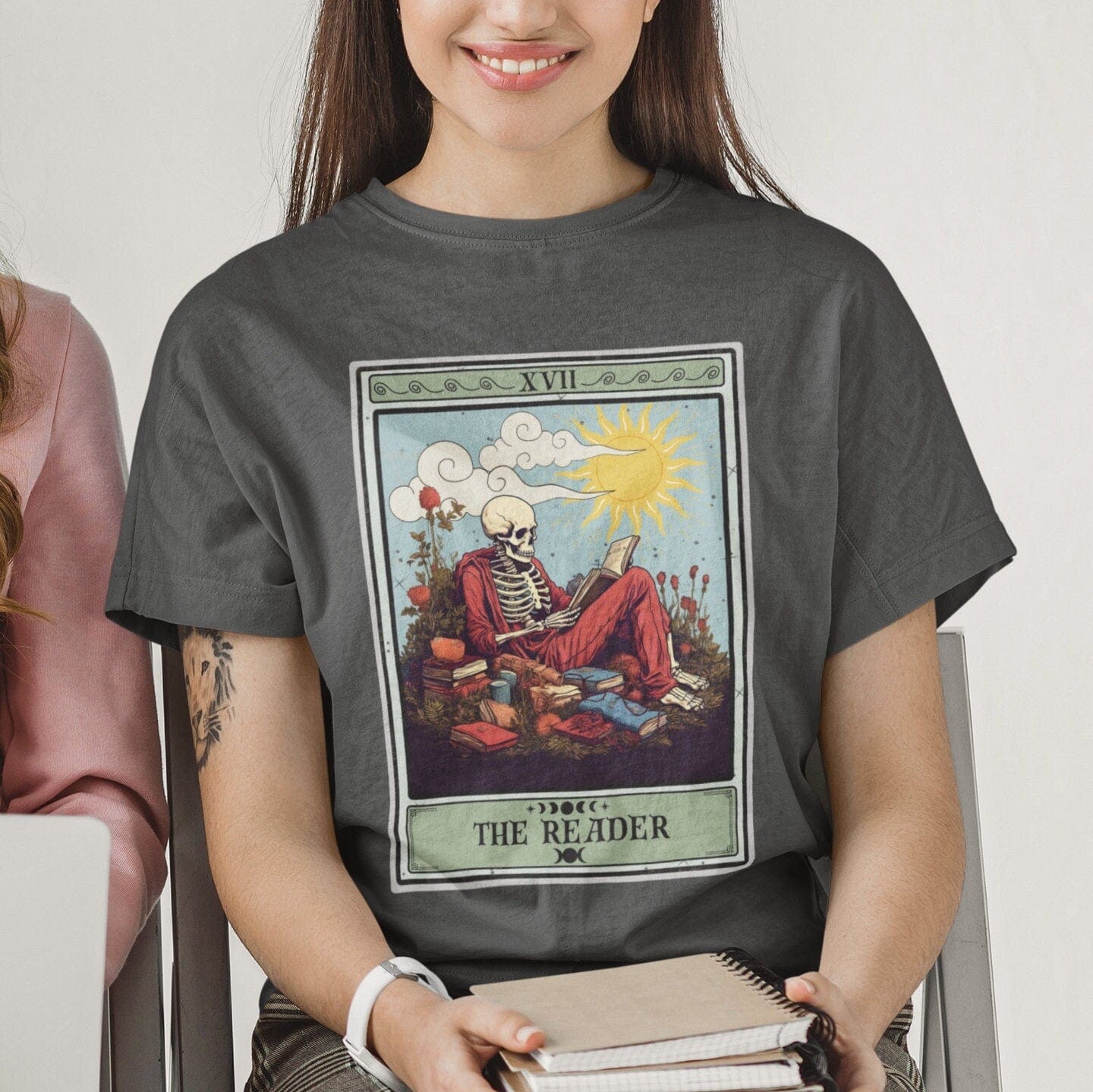 The Reader Tarot Card Shirt, Reading Lover