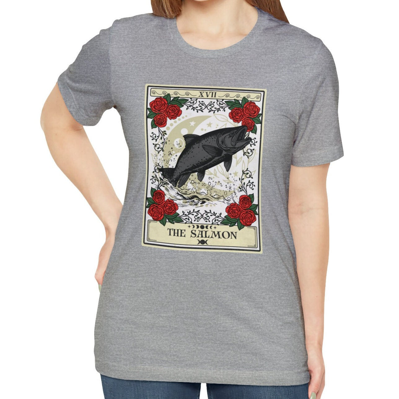 Salmon Tarot Card Shirt, Fish