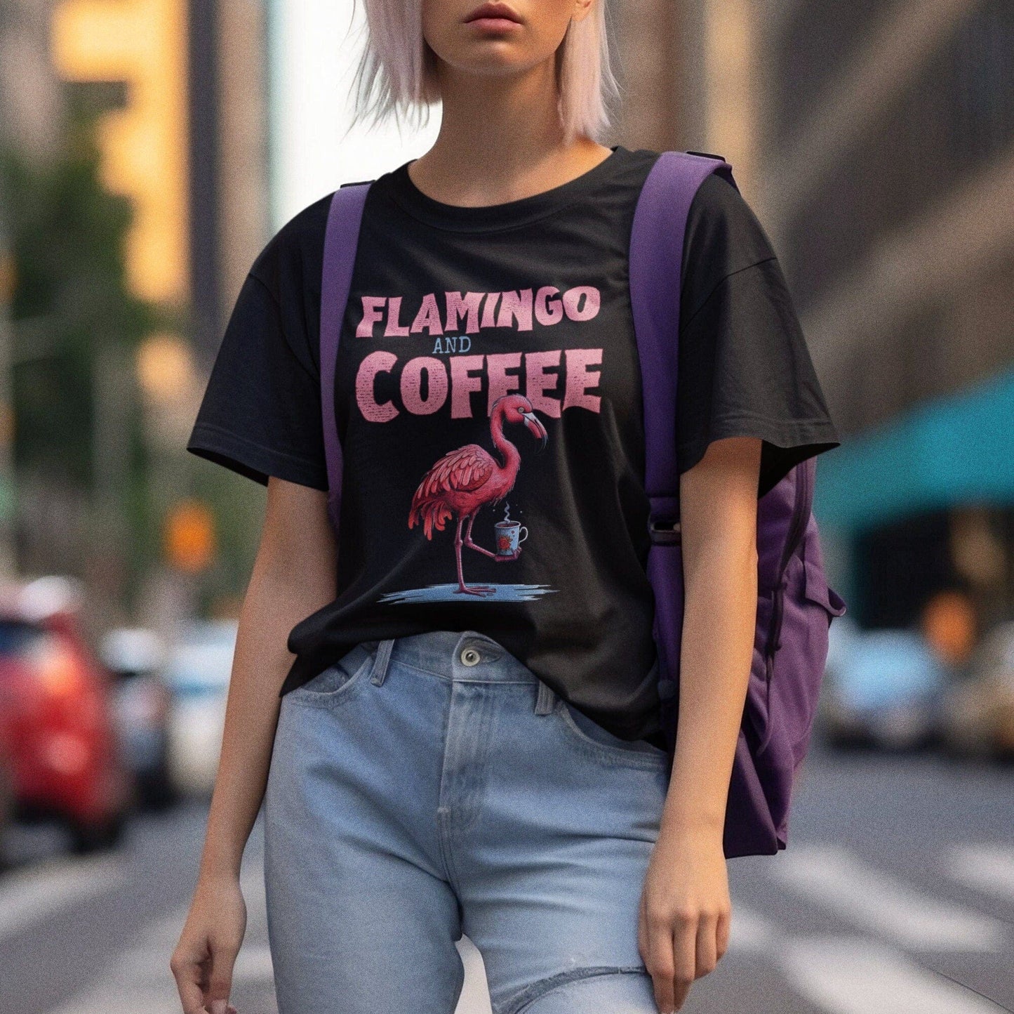 Flamingo Coffee Shirt