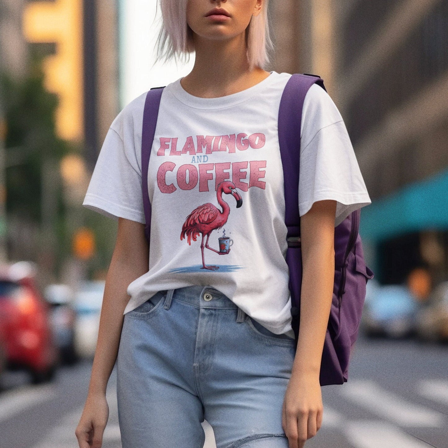 Flamingo Coffee Shirt