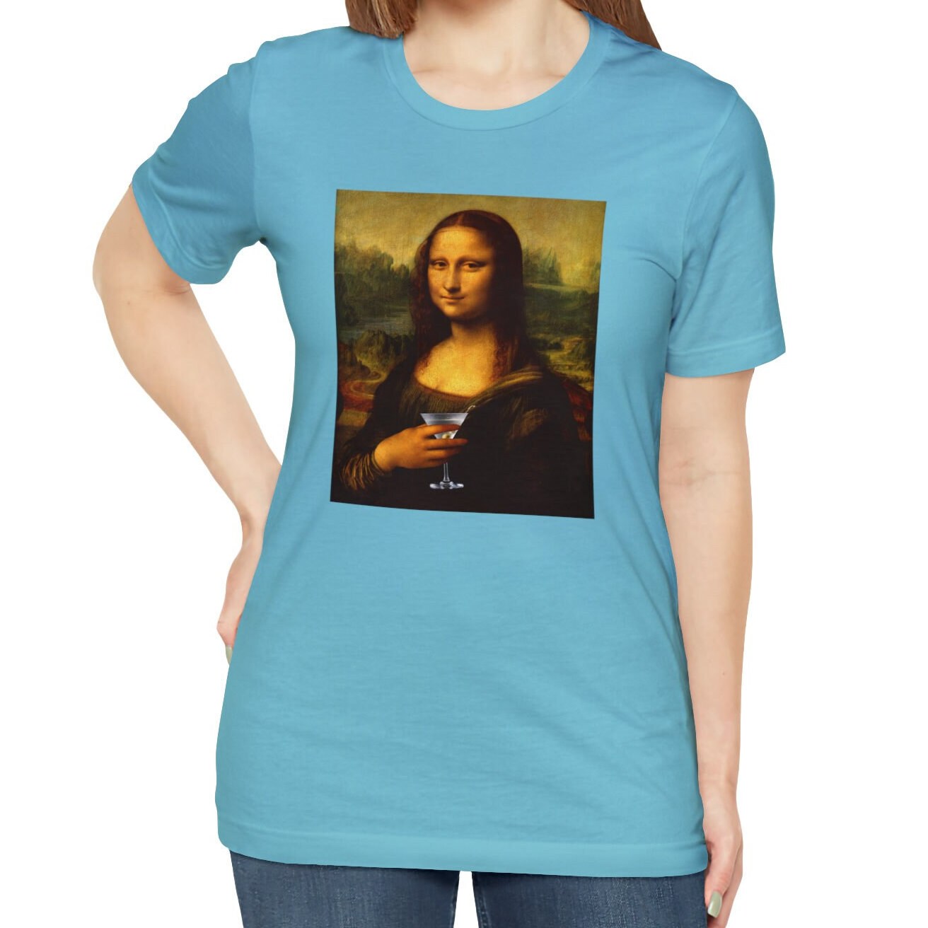 Mona Lisa Martini Shirt, Dry Martini