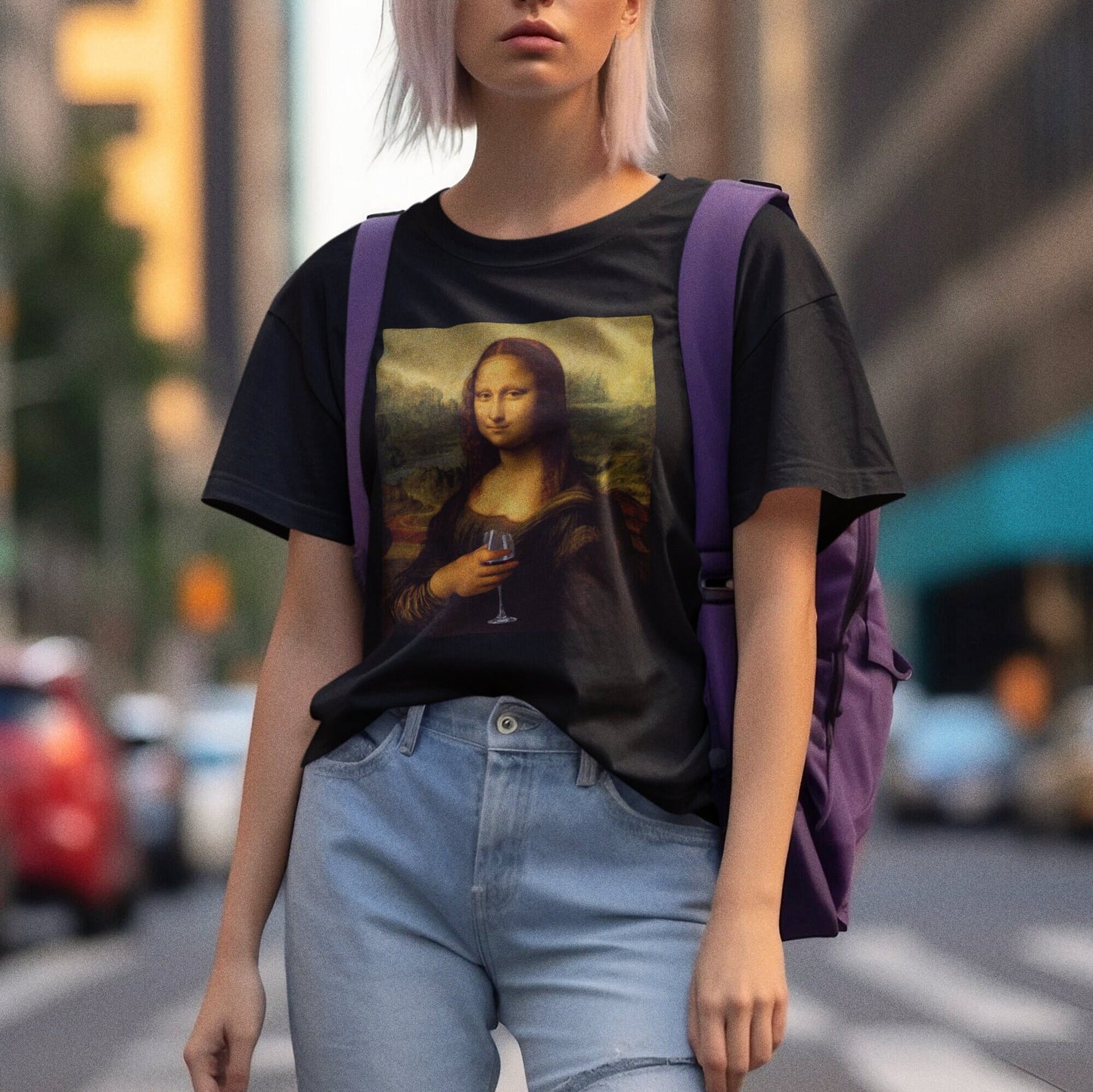 Mona Lisa Red Wine Shirt