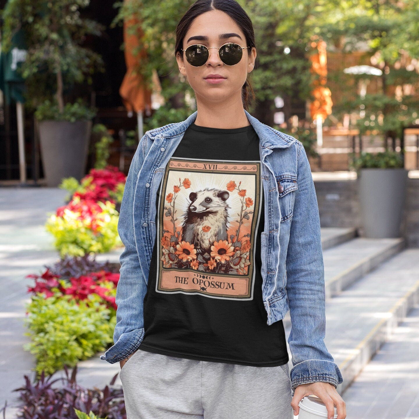 Opossum Tarot Card Shirt