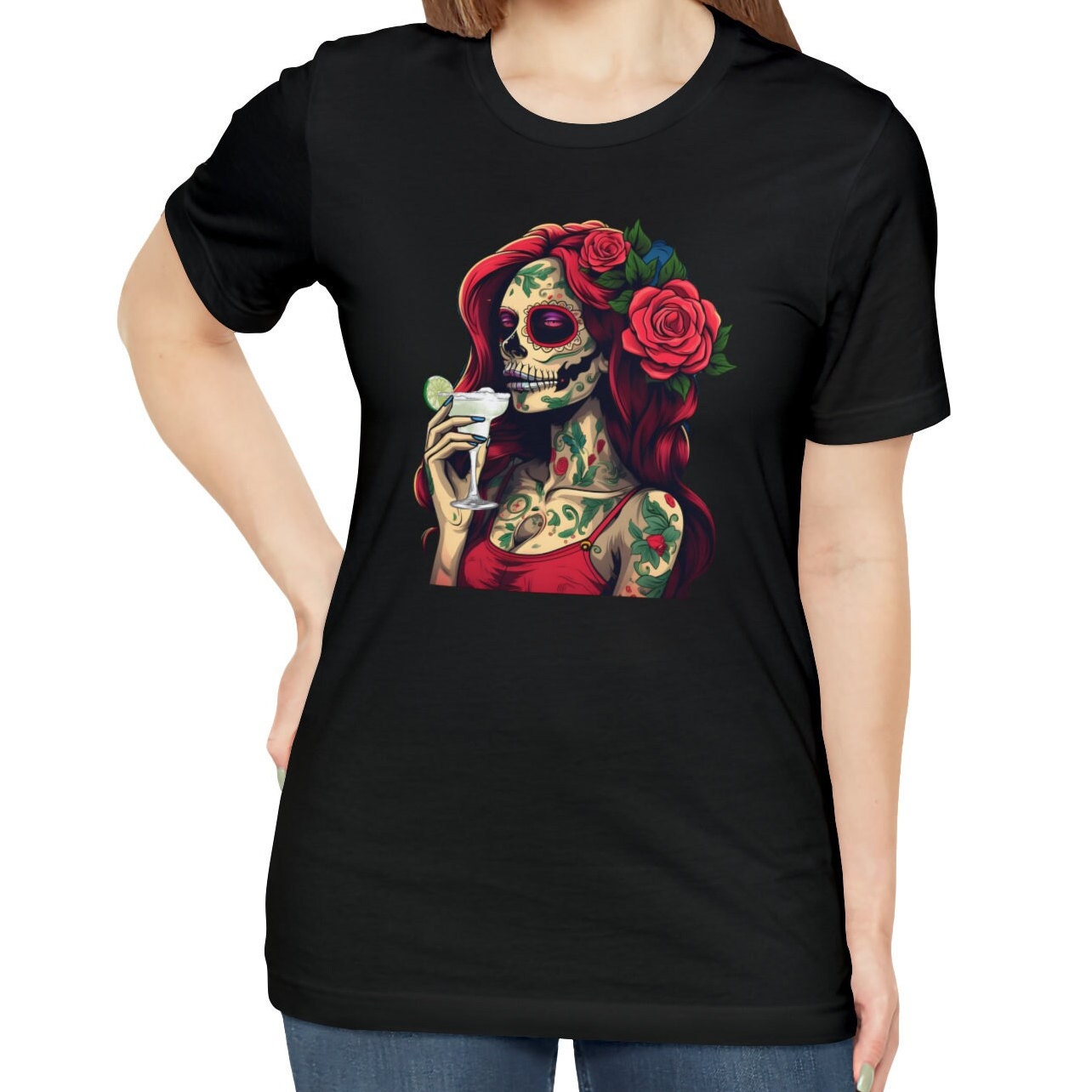 Sugar Skull Margarita Shirt