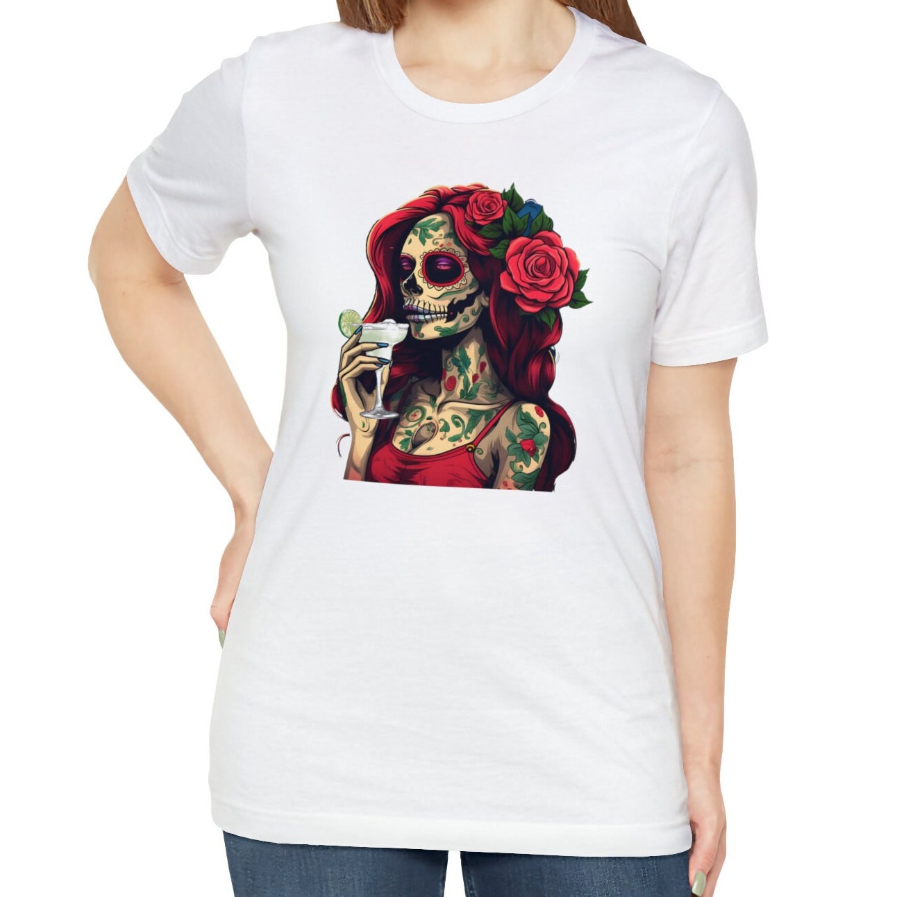 Sugar Skull Margarita Shirt
