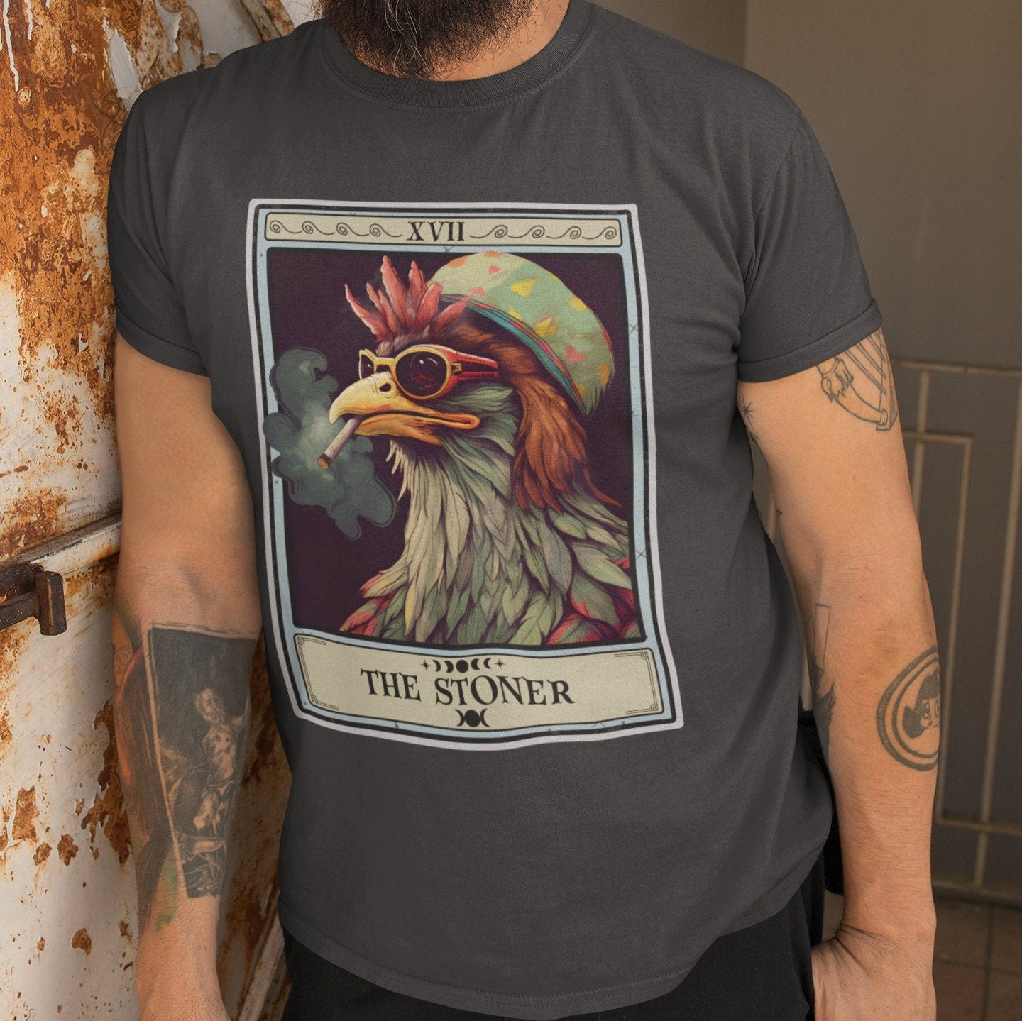 The Stoner Tarot Card Shirt, Chicken