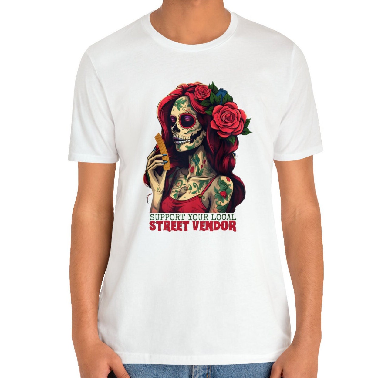 Support Your Local Street Vendor Churro Shirt
