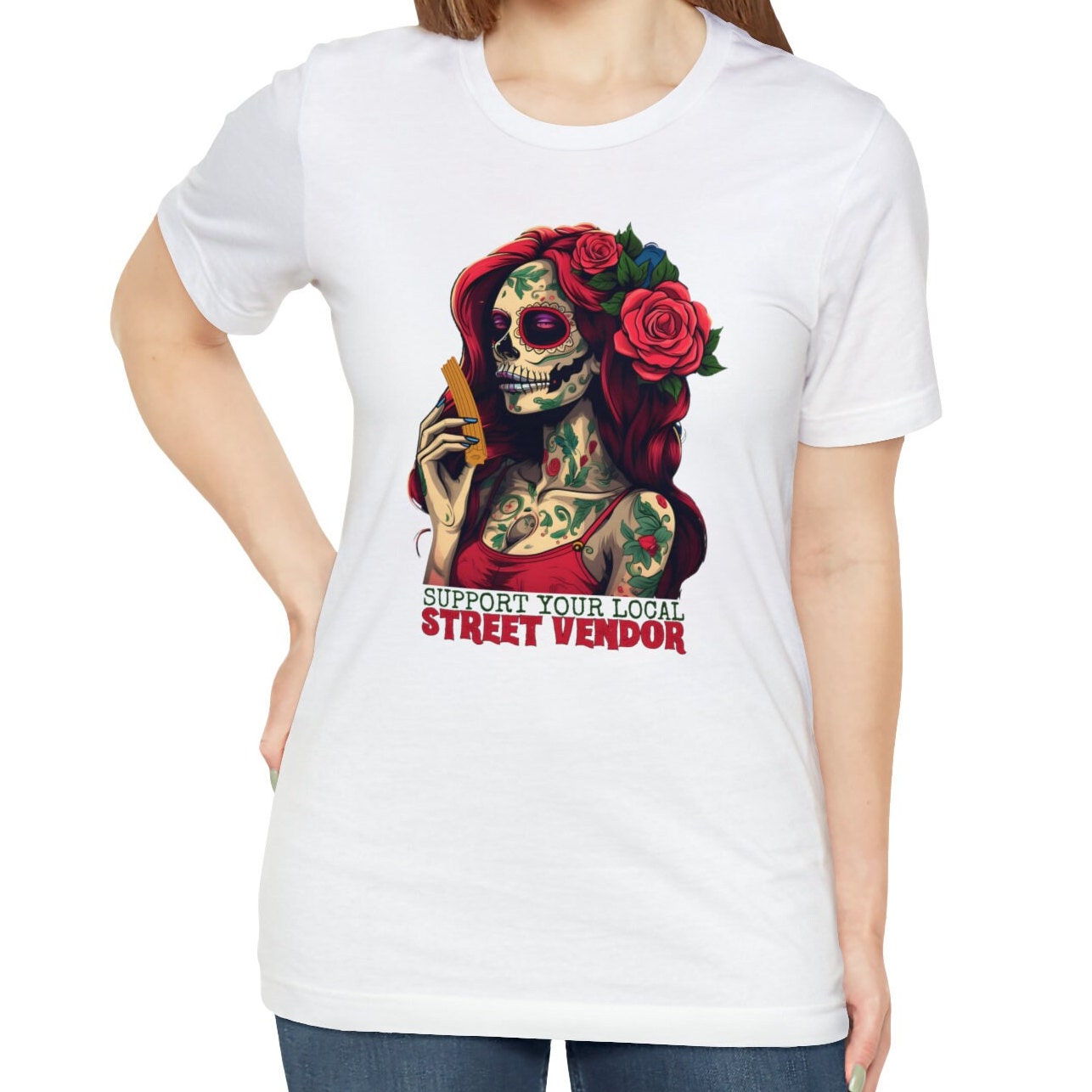 Support Your Local Street Vendor Churro Shirt