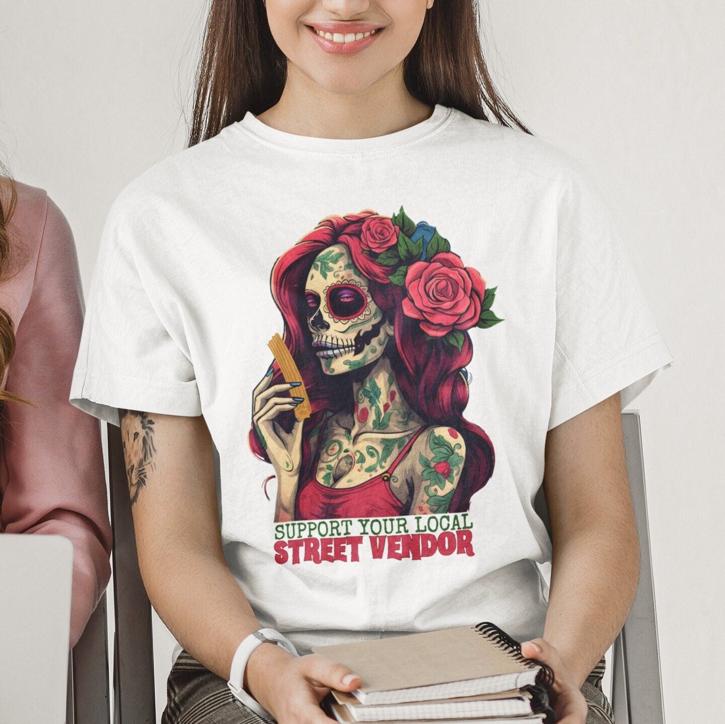 Support Your Local Street Vendor Churro Shirt