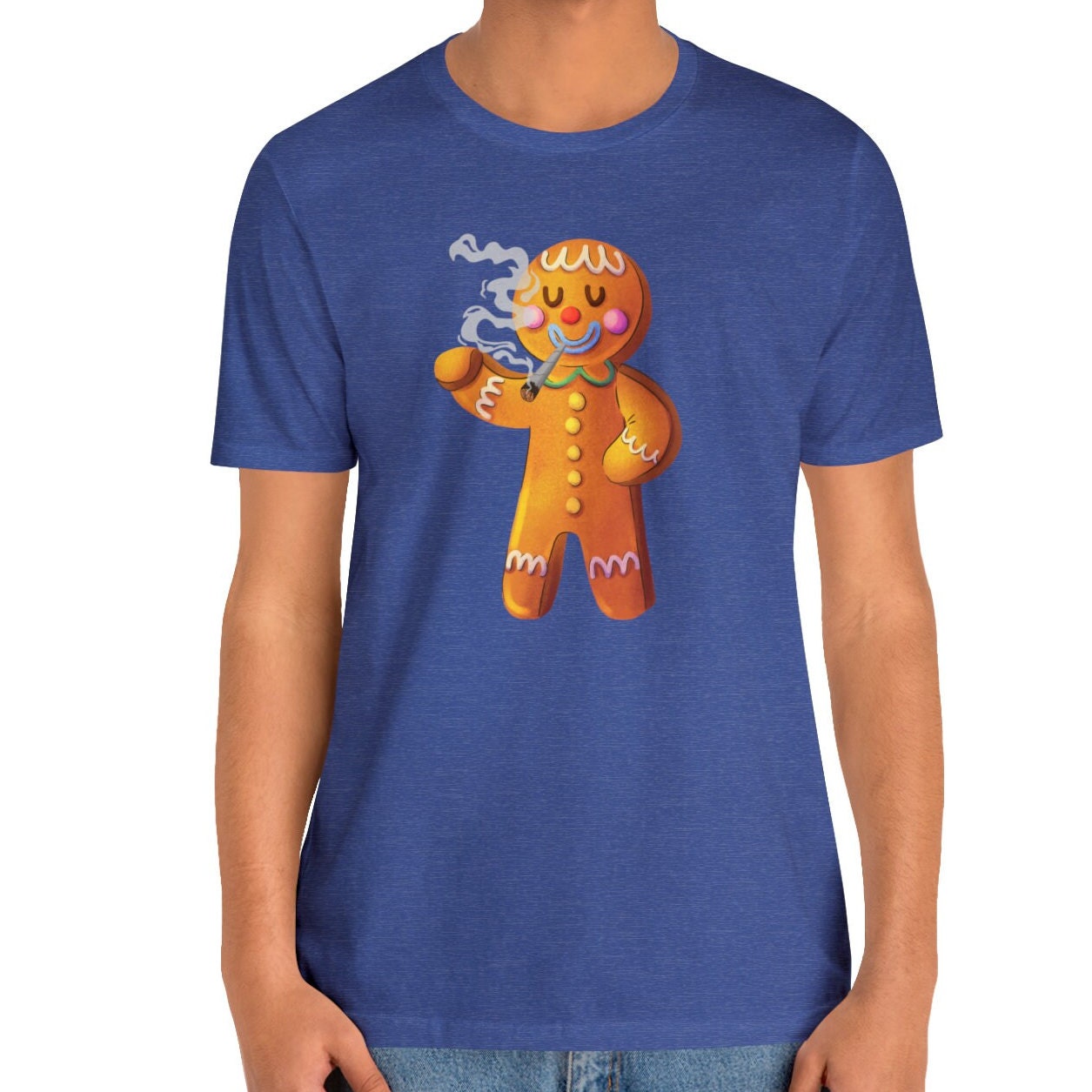 Stoner Christmas Shirt, Gingerbread Man