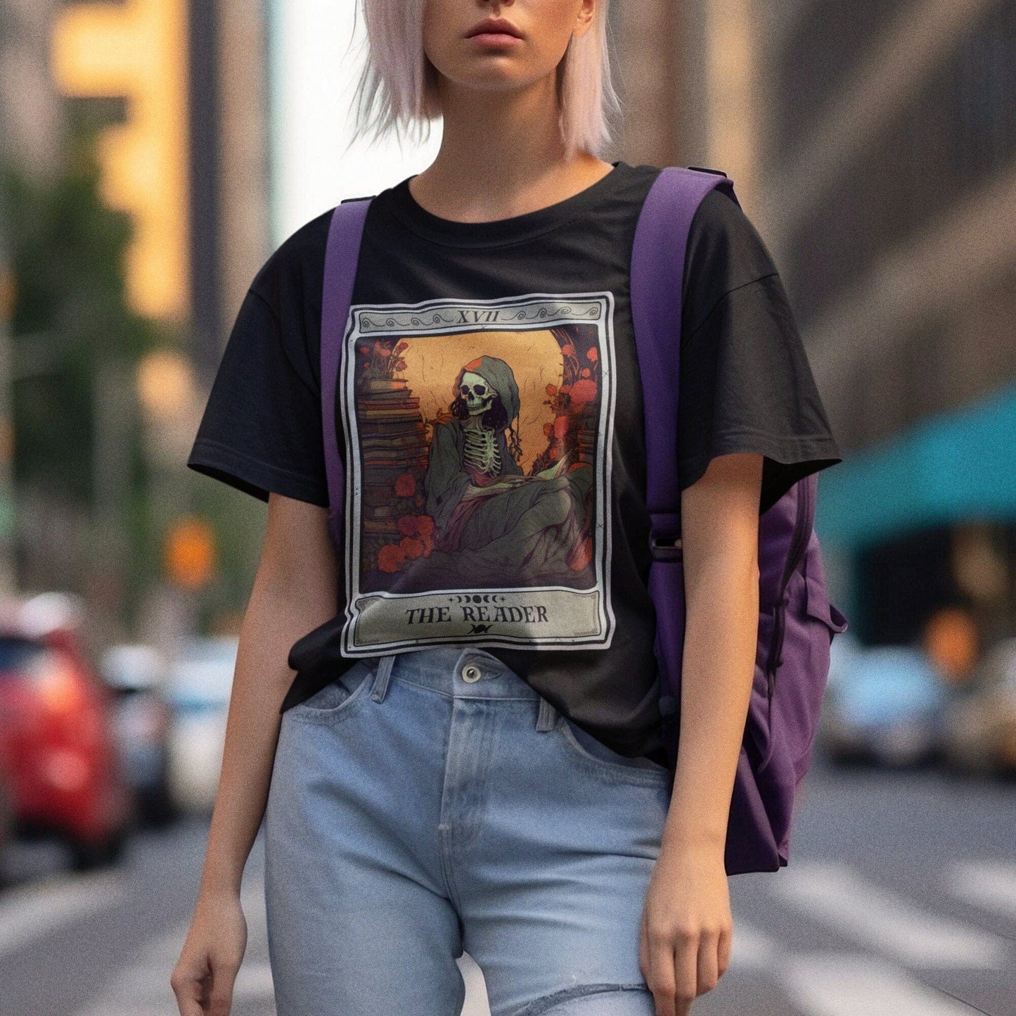 The Reader Tarot Card Shirt, Reading