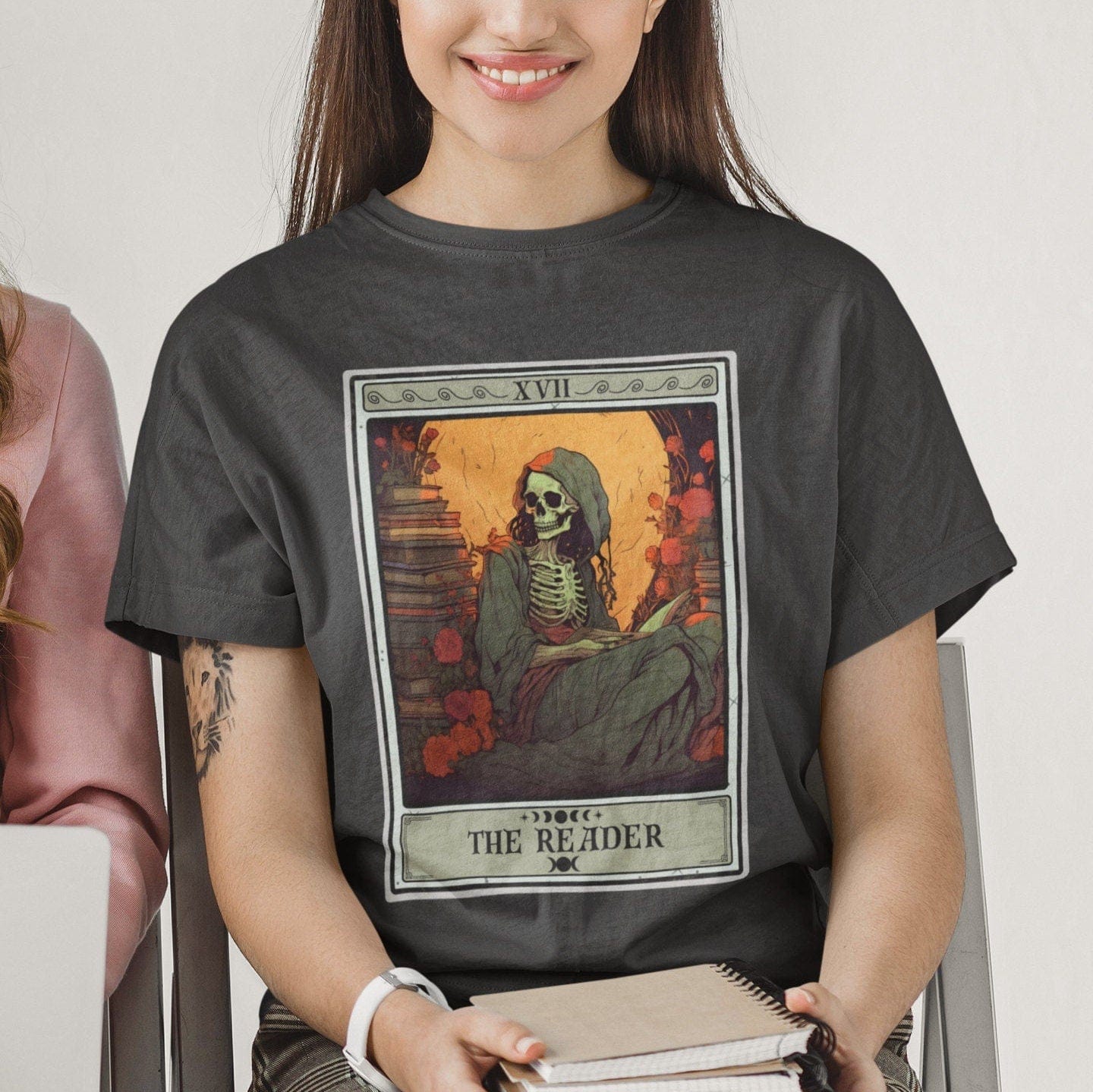 The Reader Tarot Card Shirt, Reading
