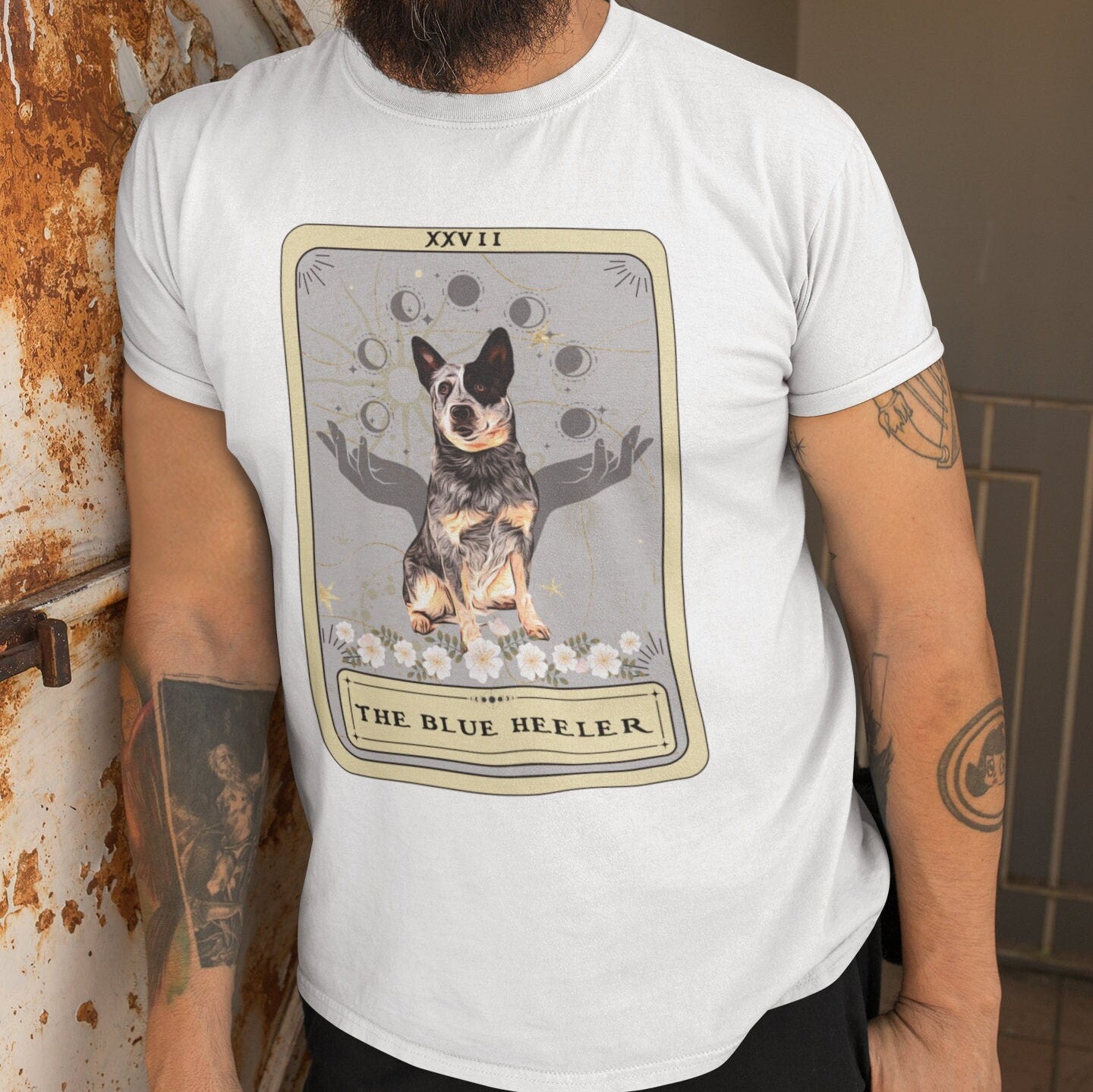 The Blue Heeler Tarot Card Shirt