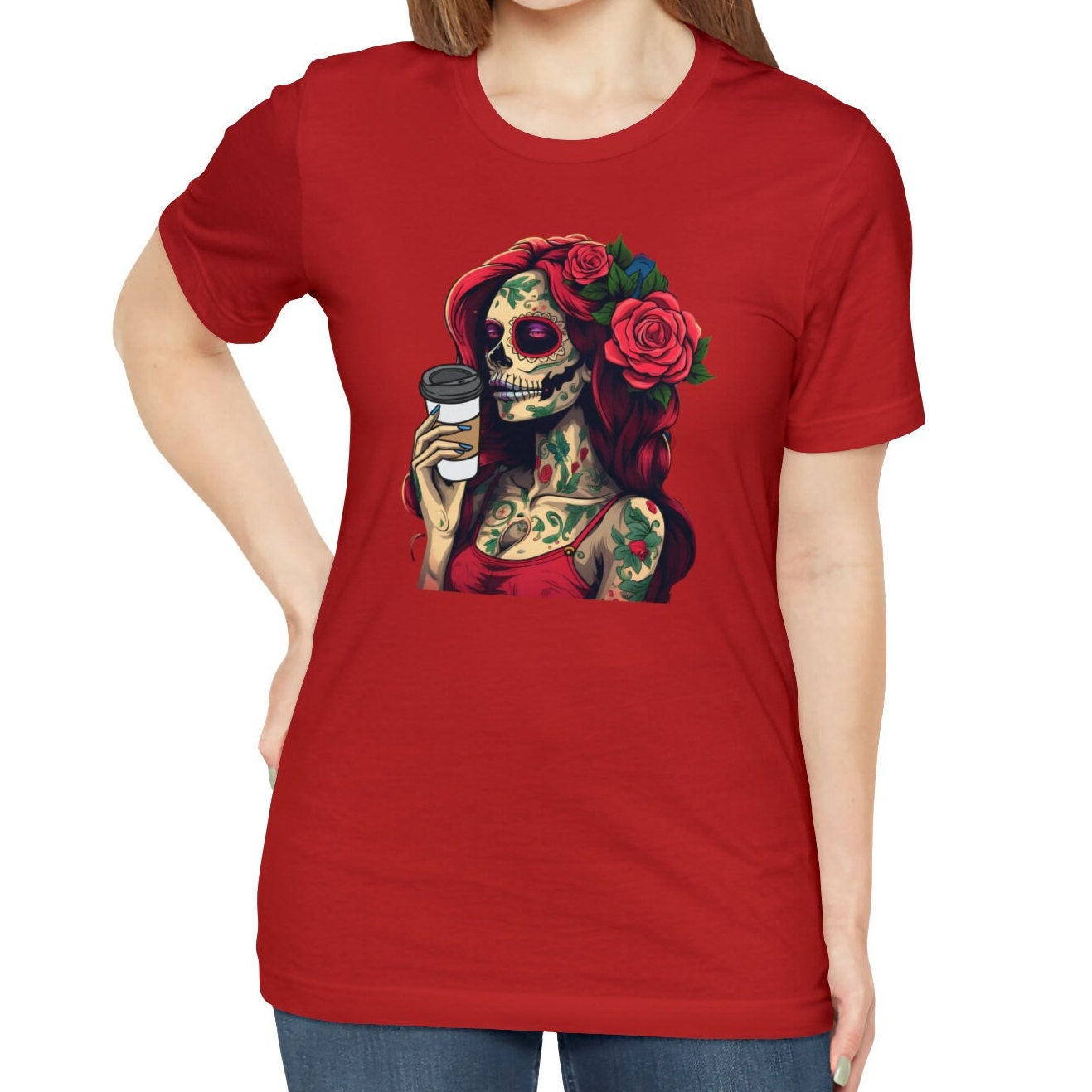Coffee Sugar Skull T-Shirt