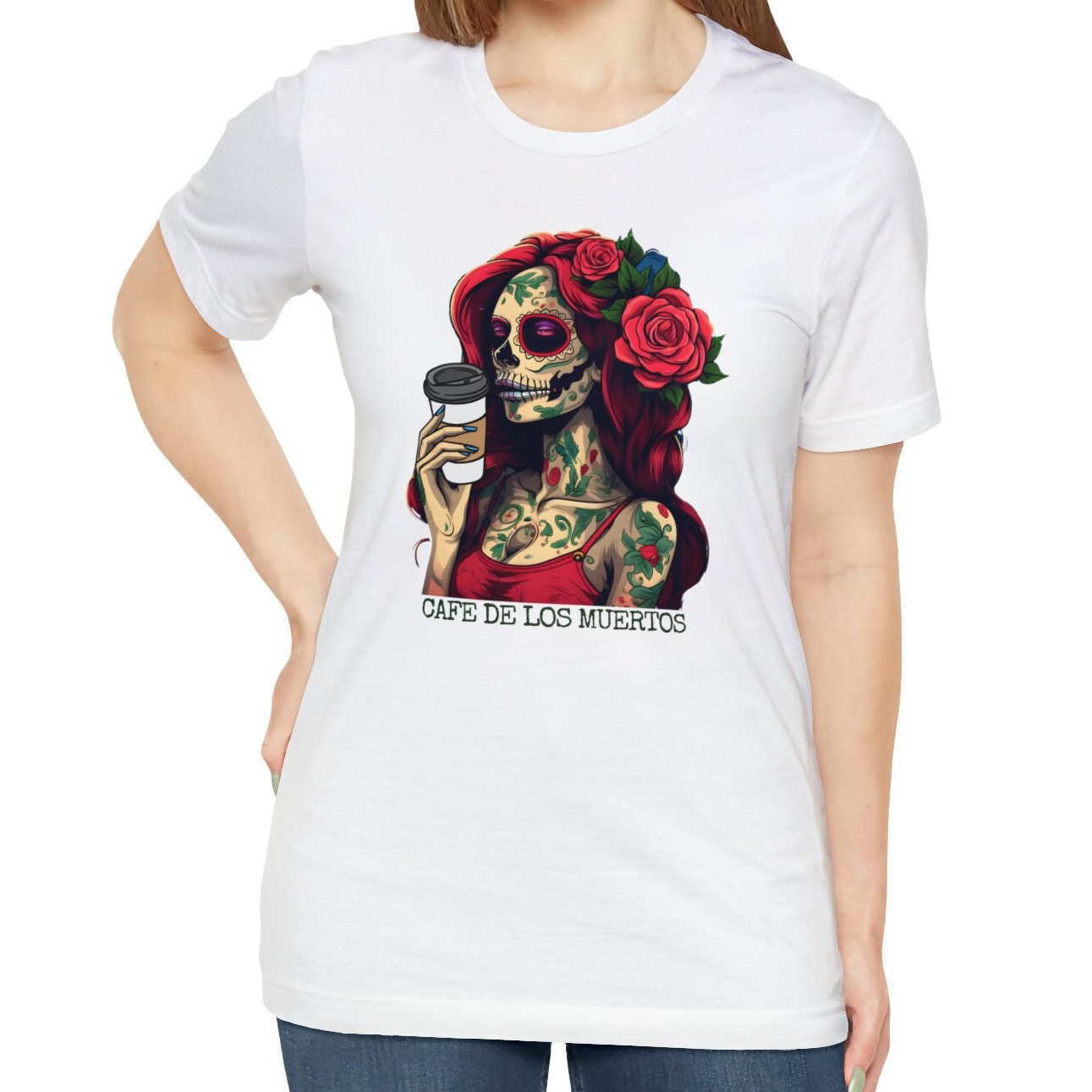 Coffee Sugar Skull Shirt
