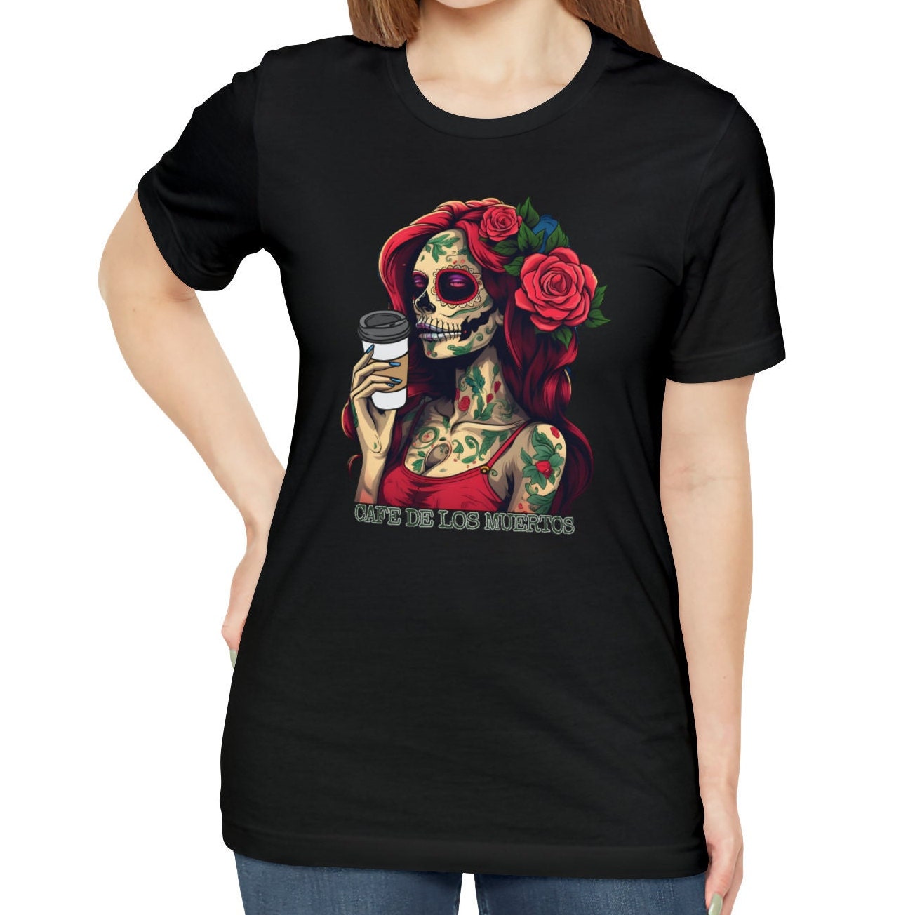 Coffee Sugar Skull Shirt