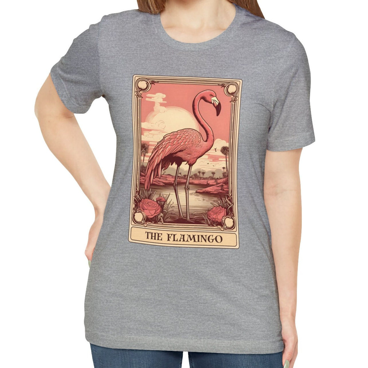 The Flamingo Tarot Card Shirt