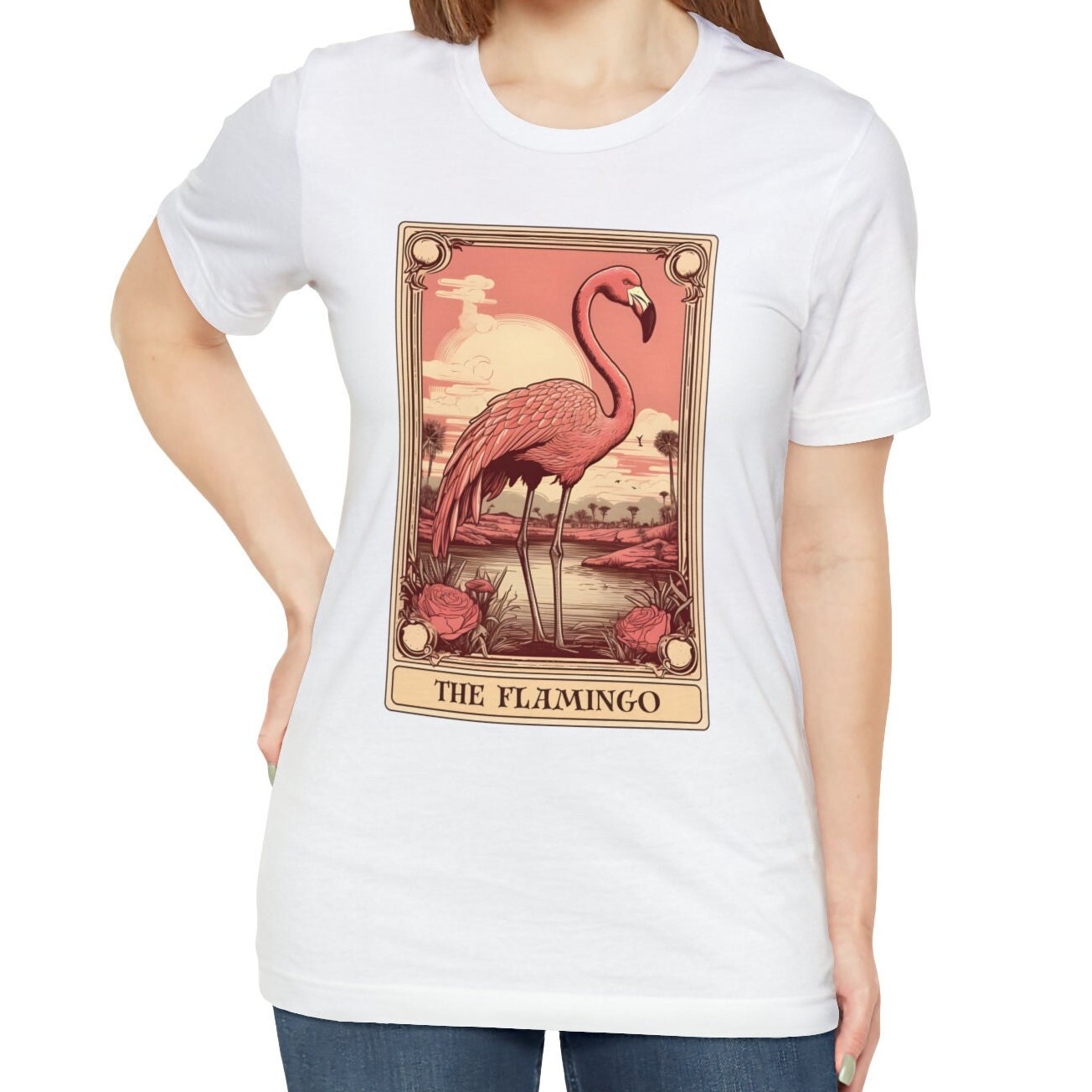 The Flamingo Tarot Card Shirt