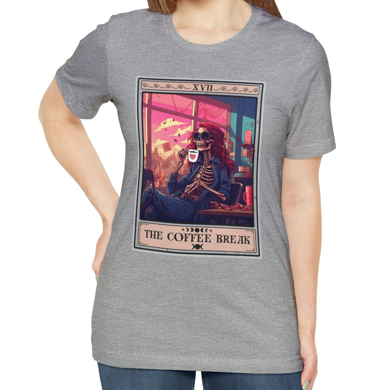 Coffee Break Tarot Card Shirt