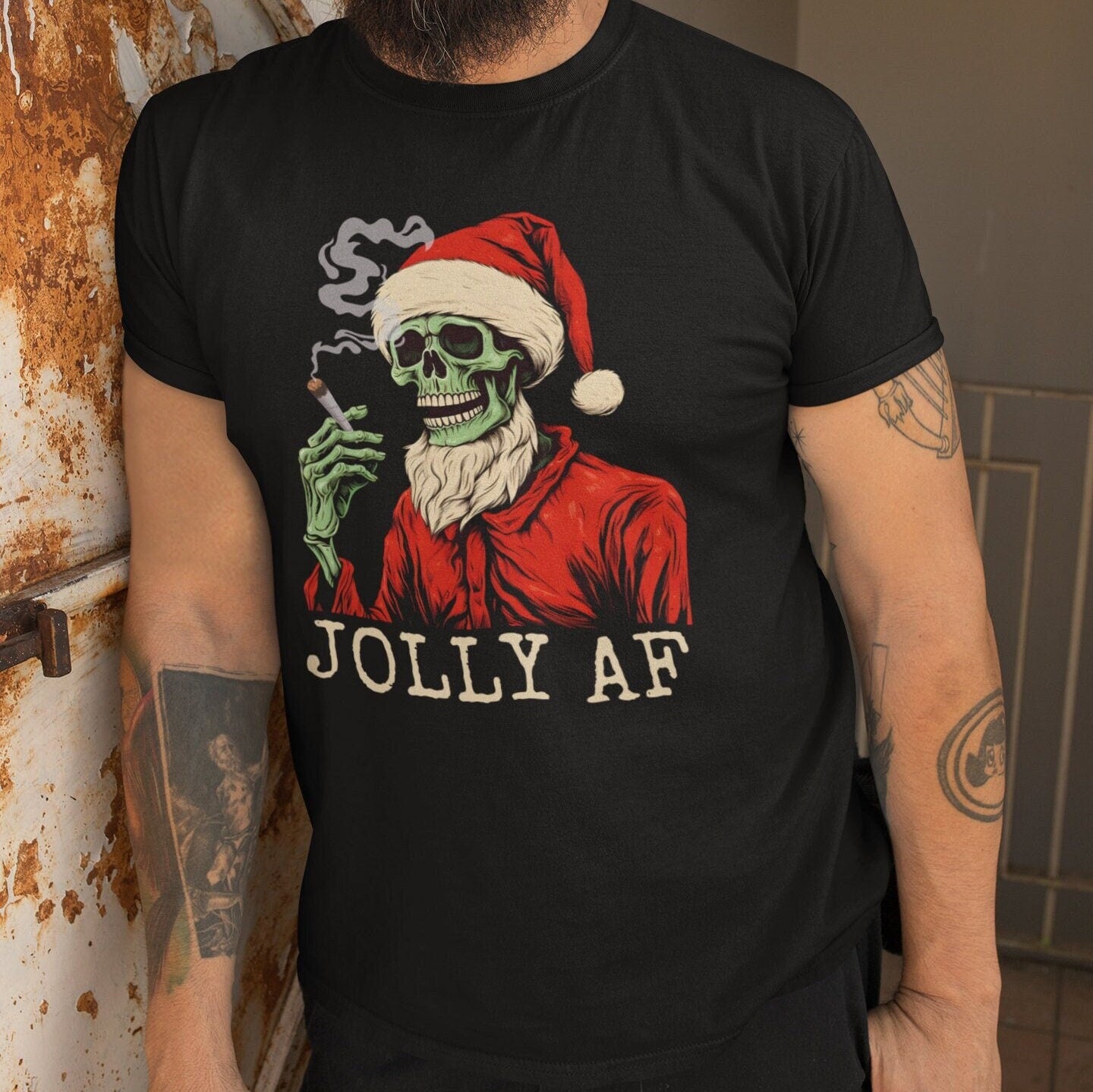 Stoner Christmas Skeleton Shirt