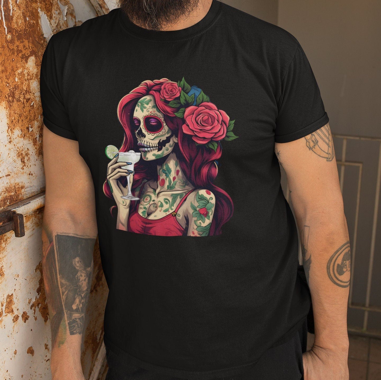 Sugar Skull Margarita Shirt