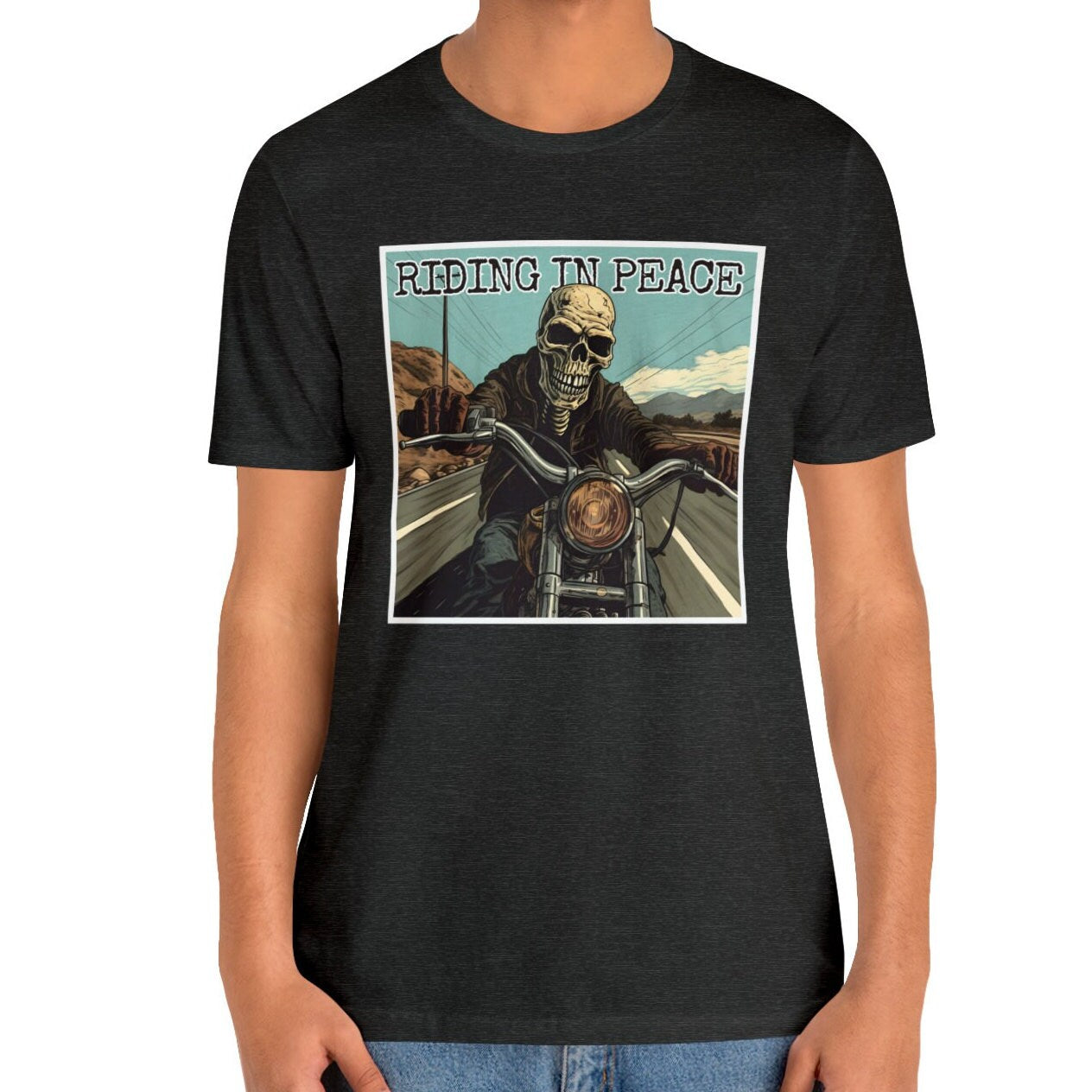 Motorcycle Skeleton Rider T-shirt