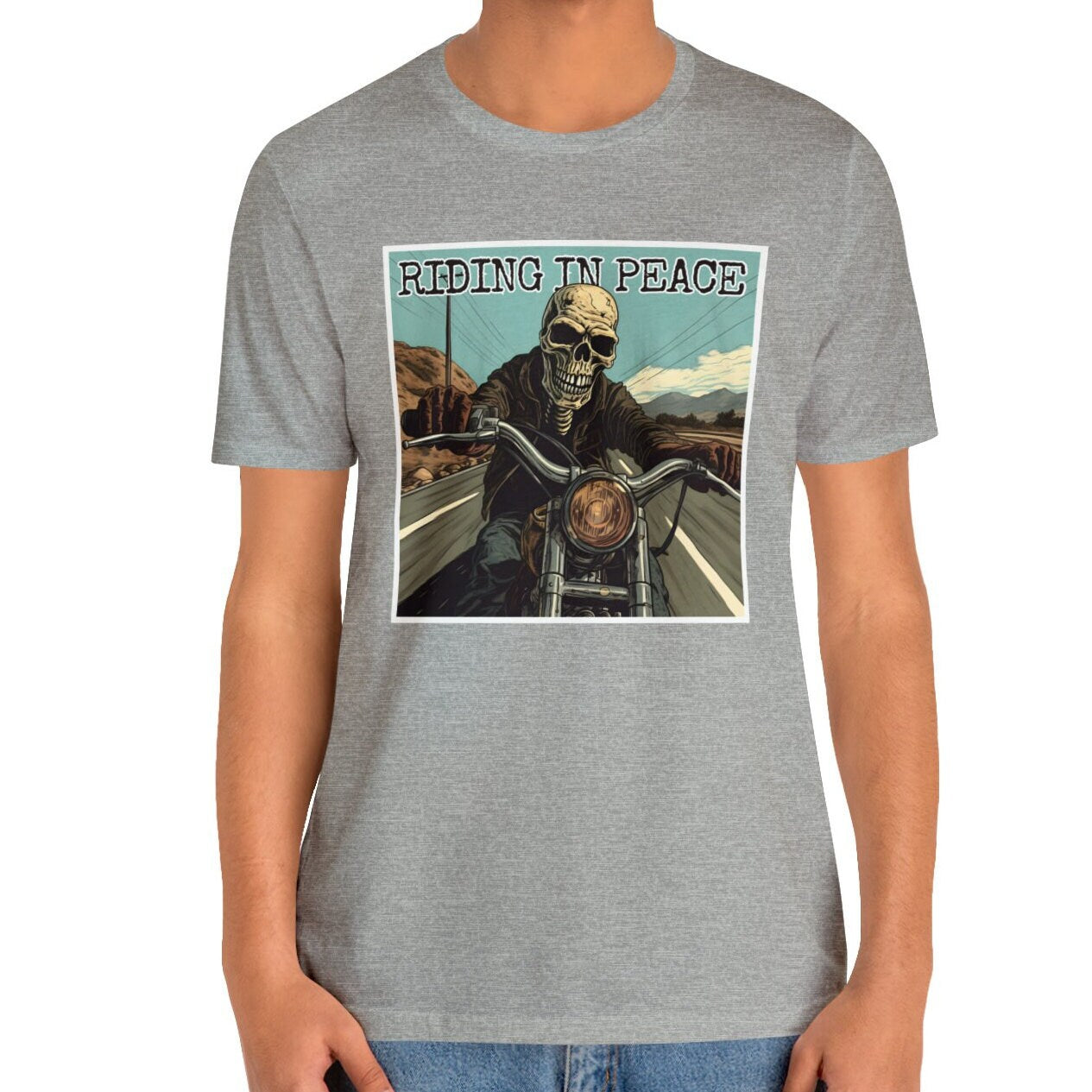 Motorcycle Skeleton Rider T-shirt