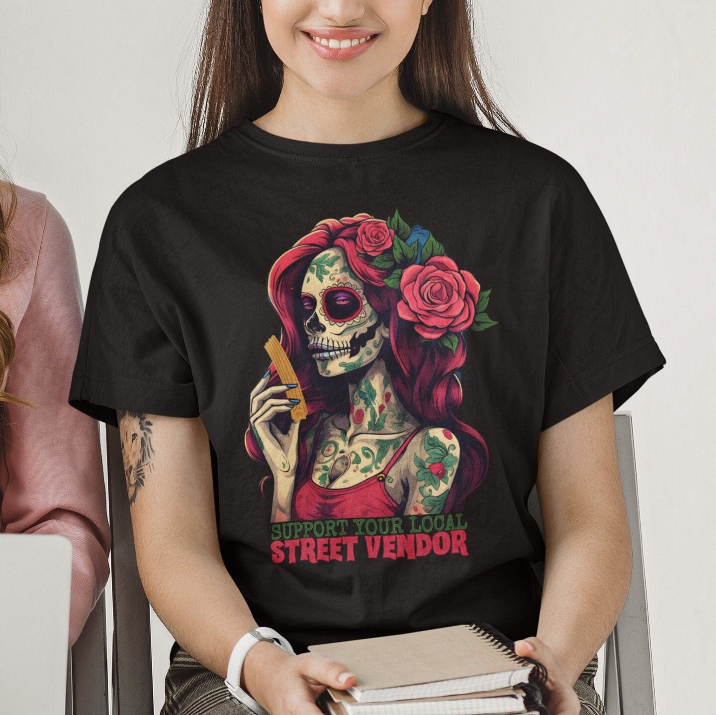 Support Your Local Street Vendor Churro Shirt