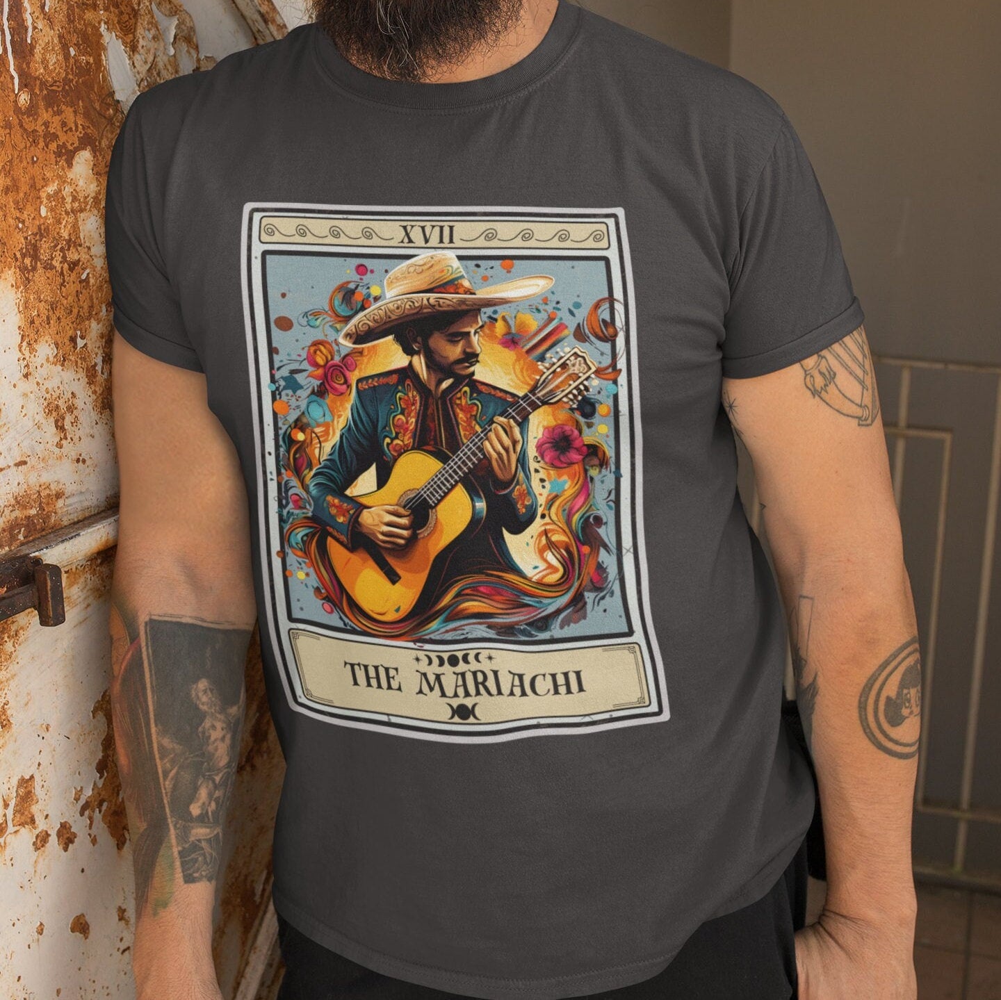 The Mariachi Tarot Card Shirt Hispanic Heritage