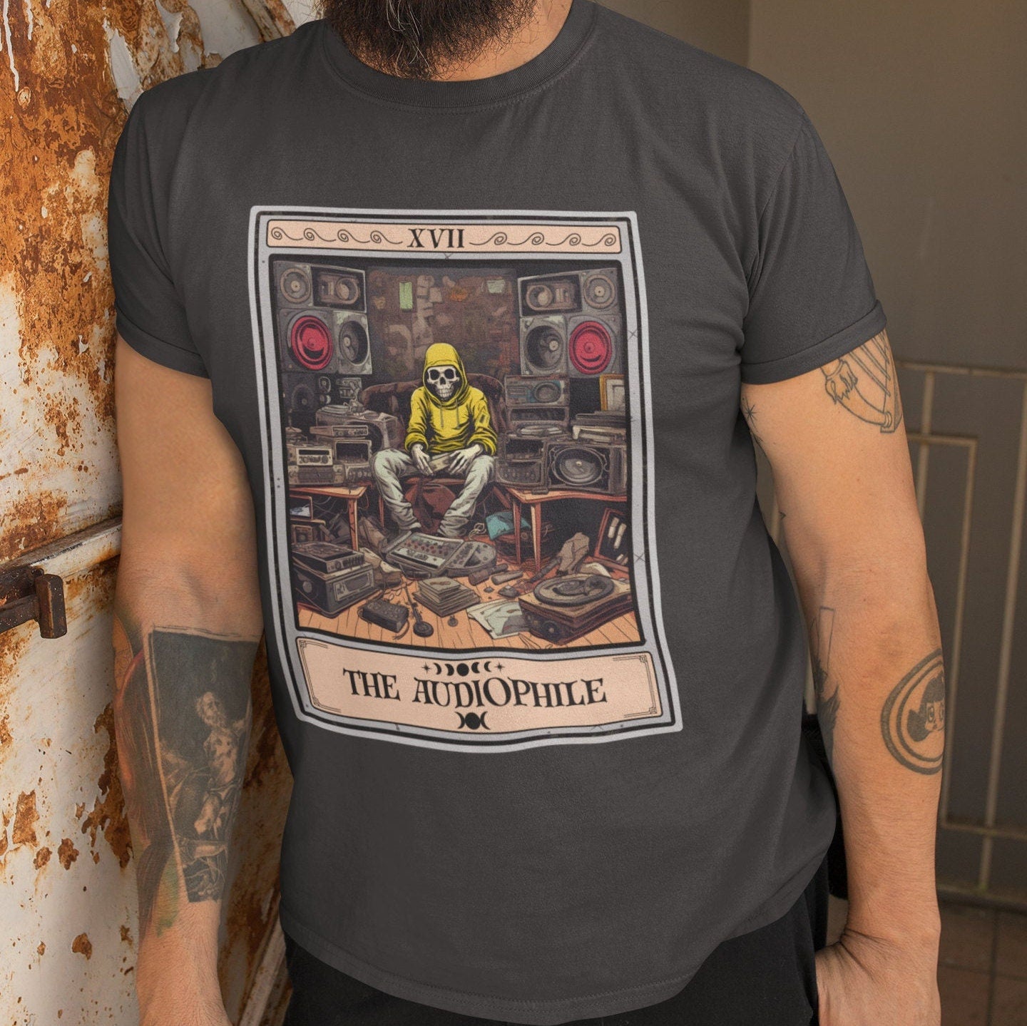 The Audiophile Tarot Card Shirt