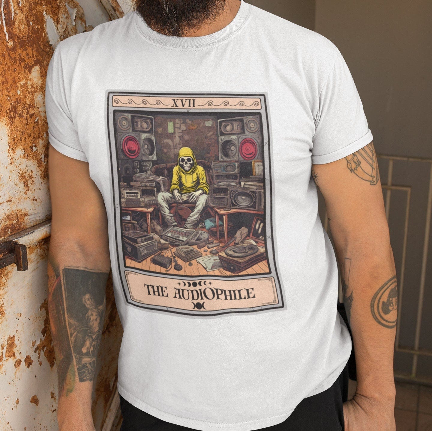 The Audiophile Tarot Card Shirt
