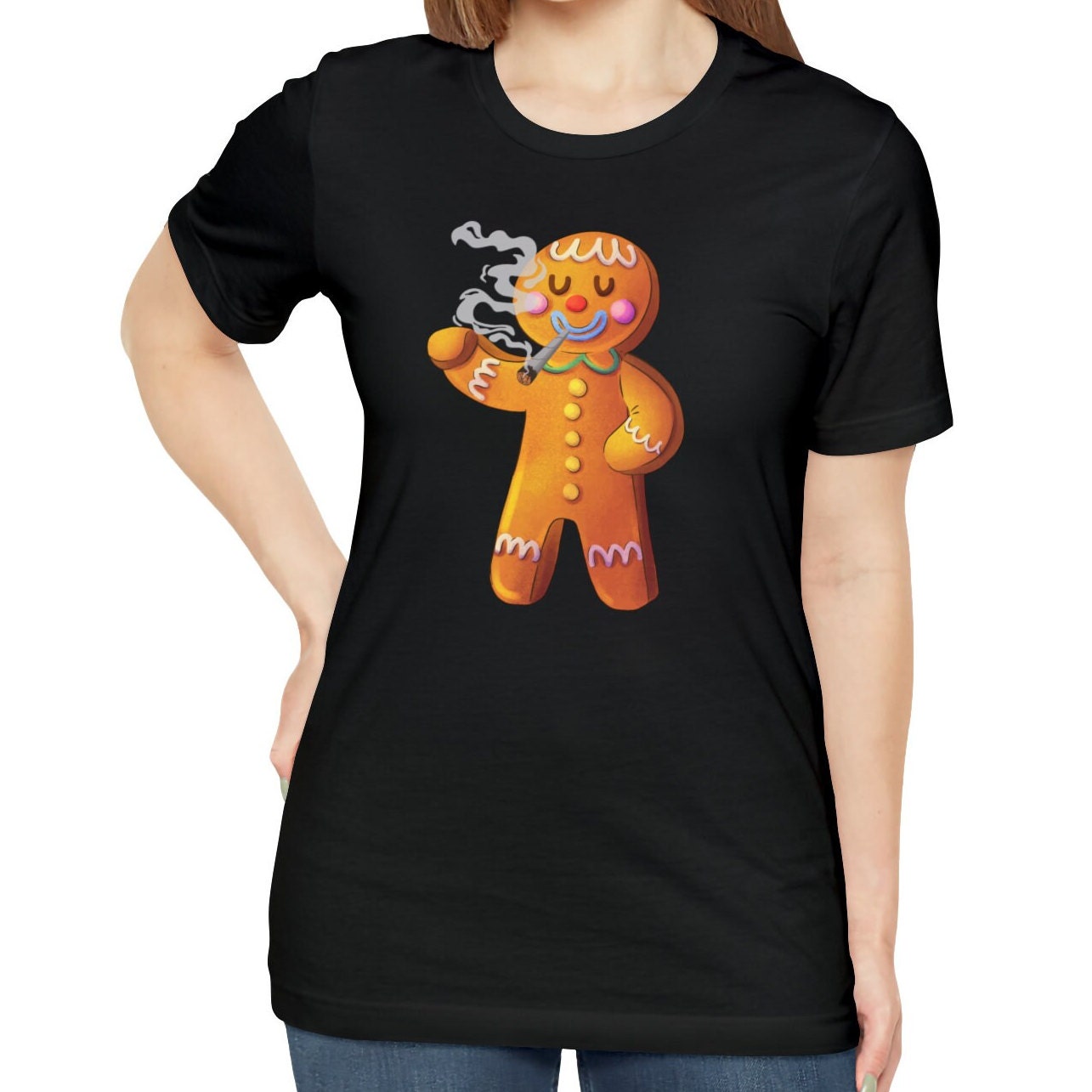 Stoner Christmas Shirt, Gingerbread Man