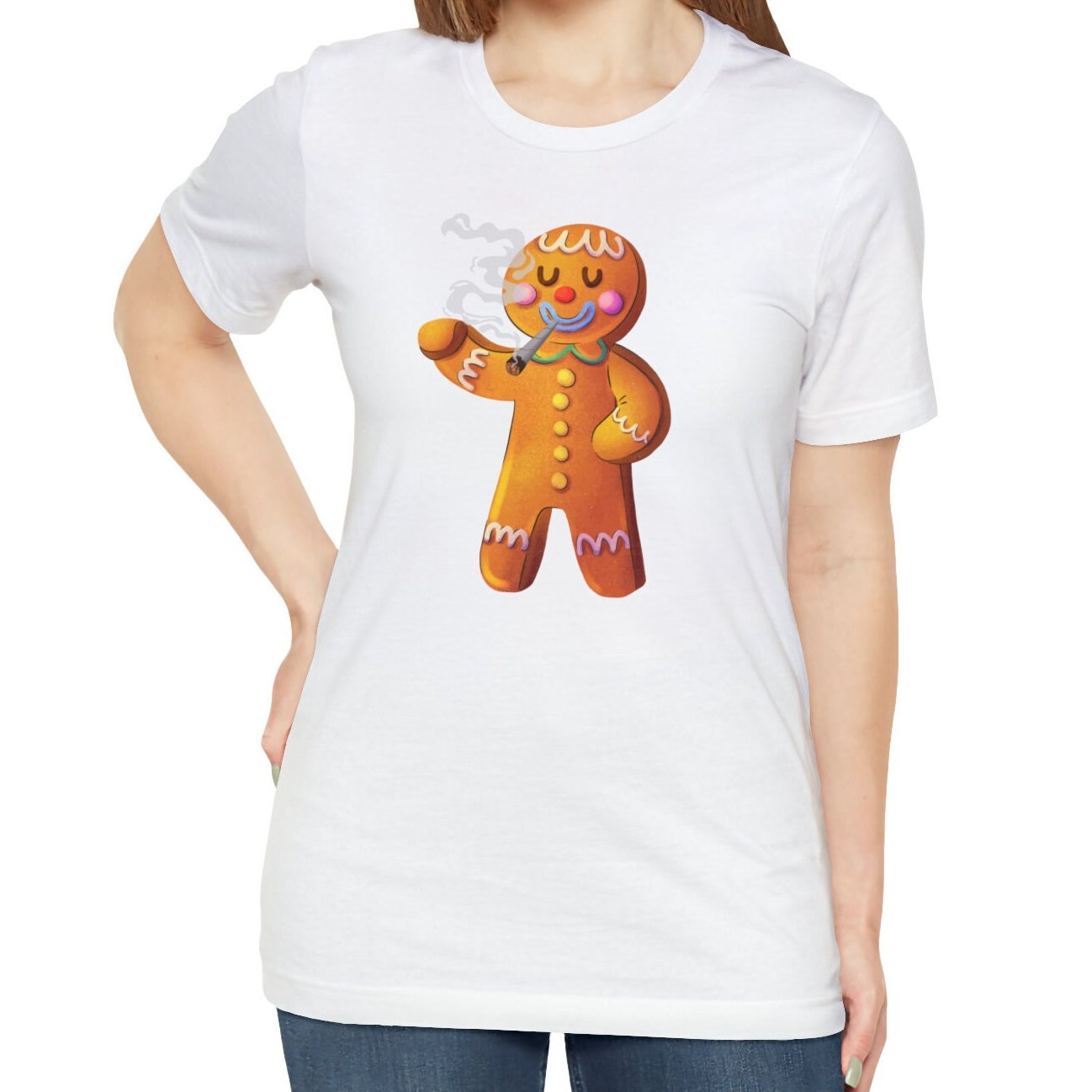 Stoner Christmas Shirt, Gingerbread Man