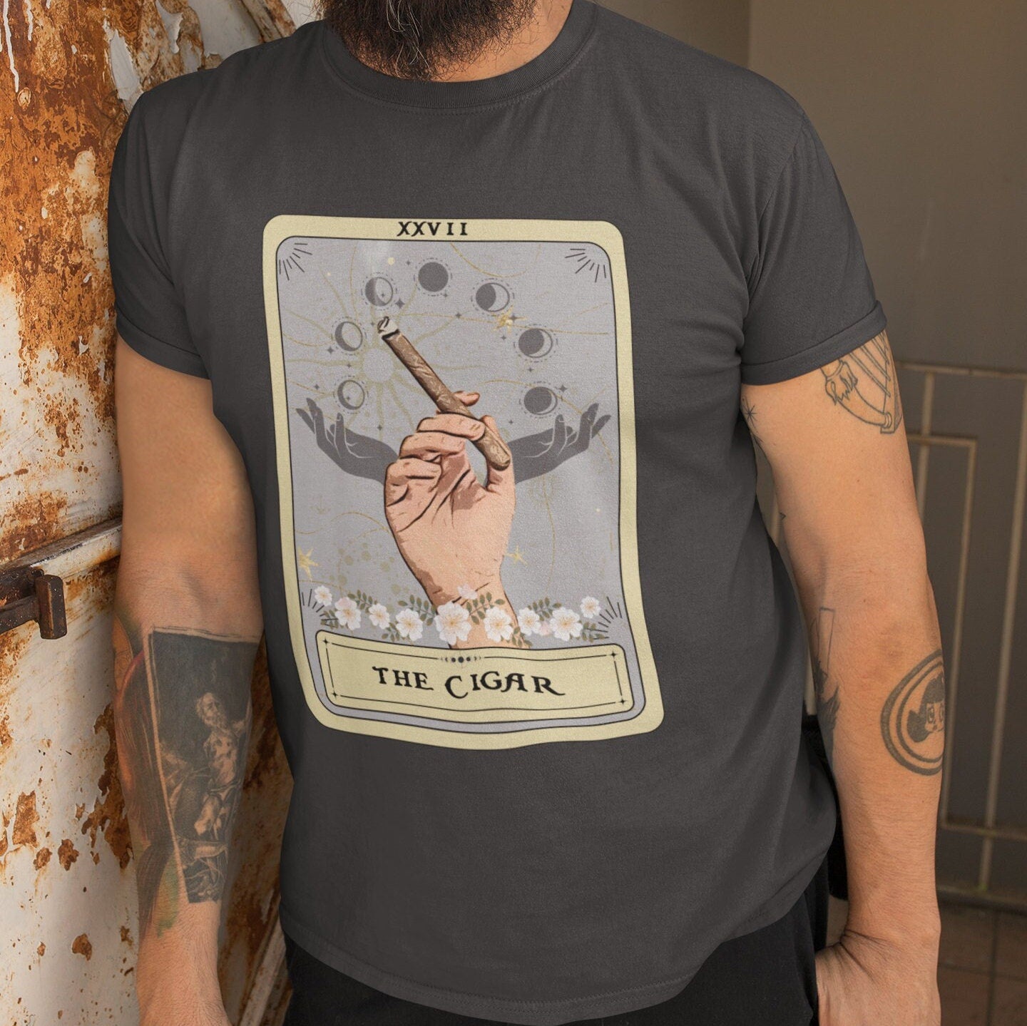 The Cigar Tarot Card Shirt