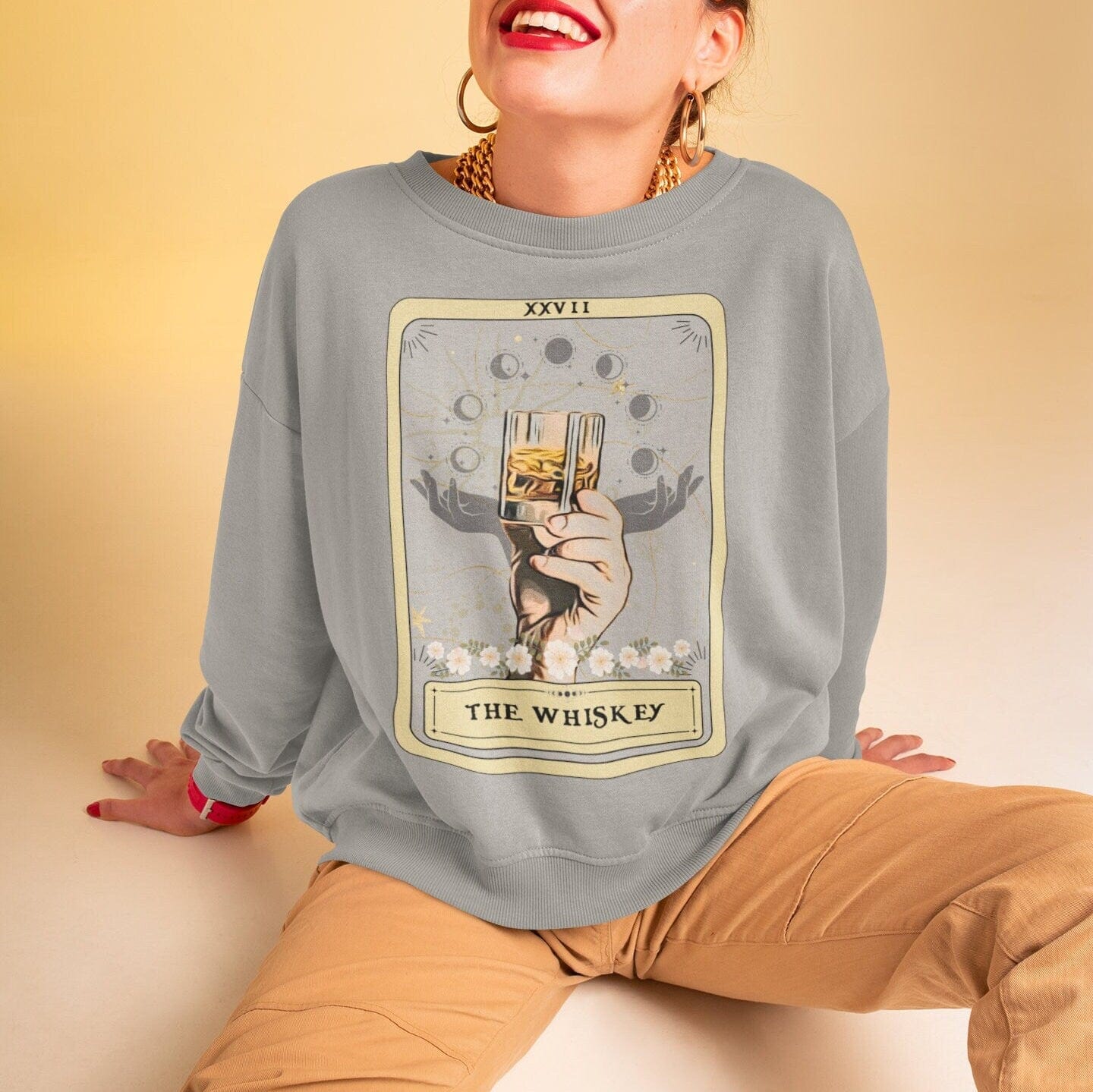 The Whiskey Tarot Card Sweatshirt