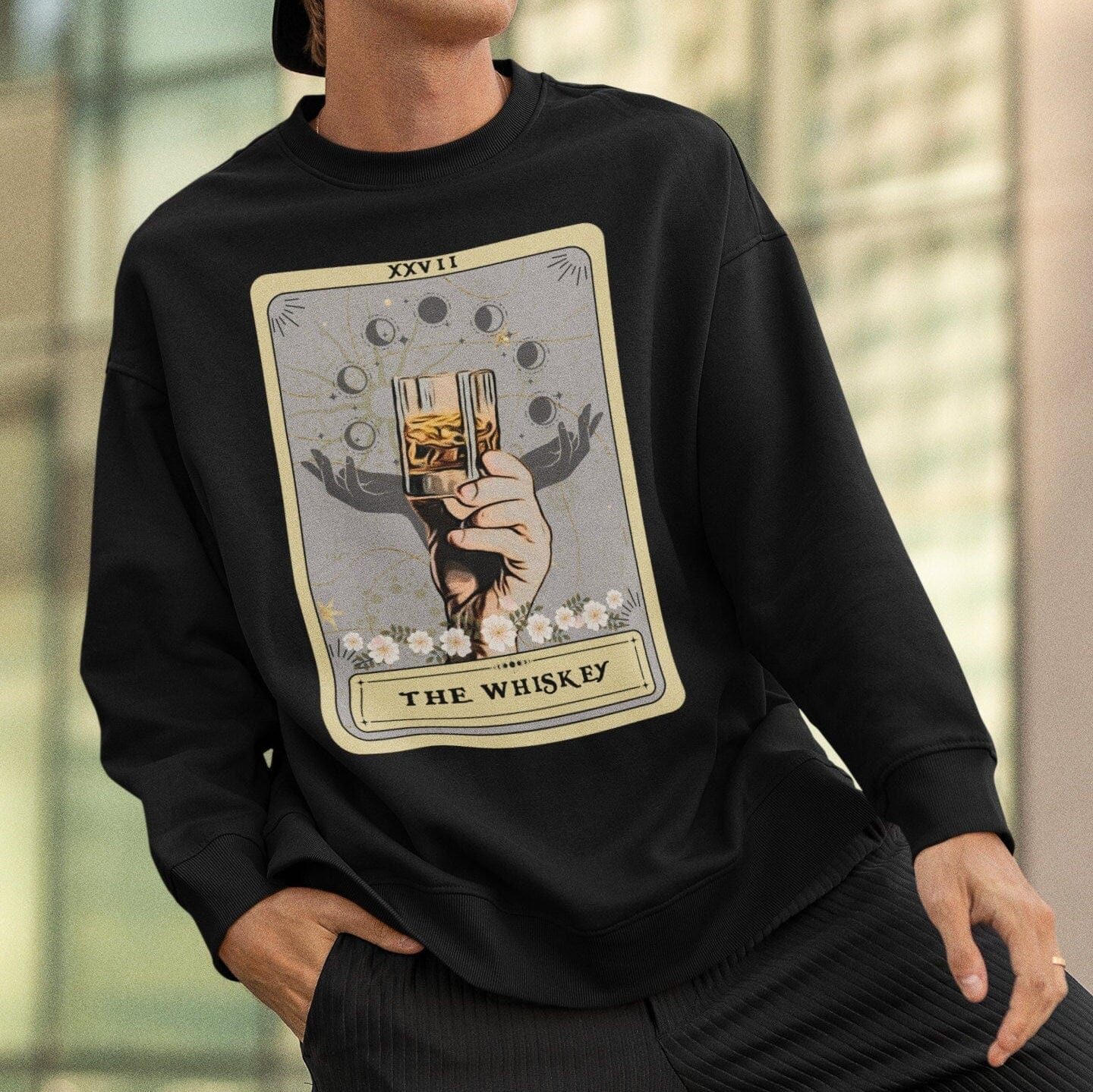 The Whiskey Tarot Card Sweatshirt