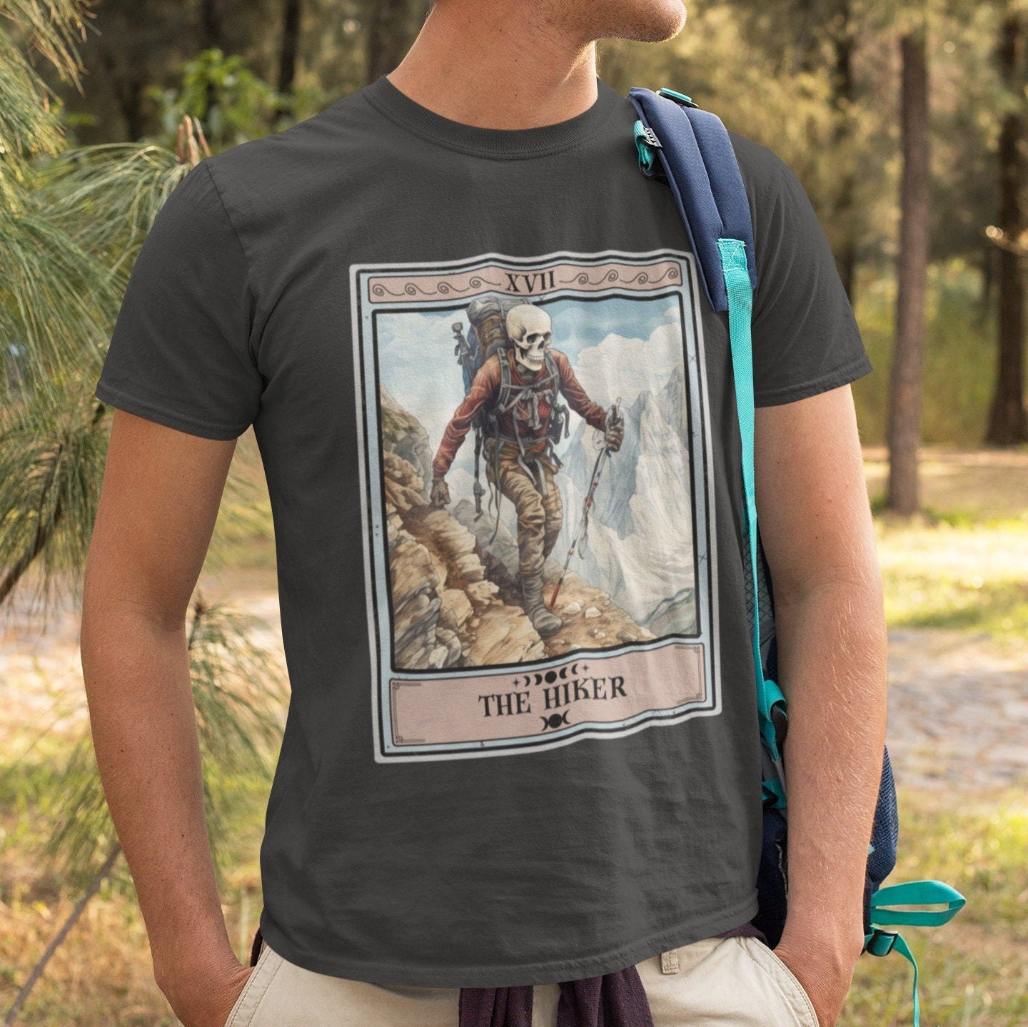The Hiker Tarot Card Shirt
