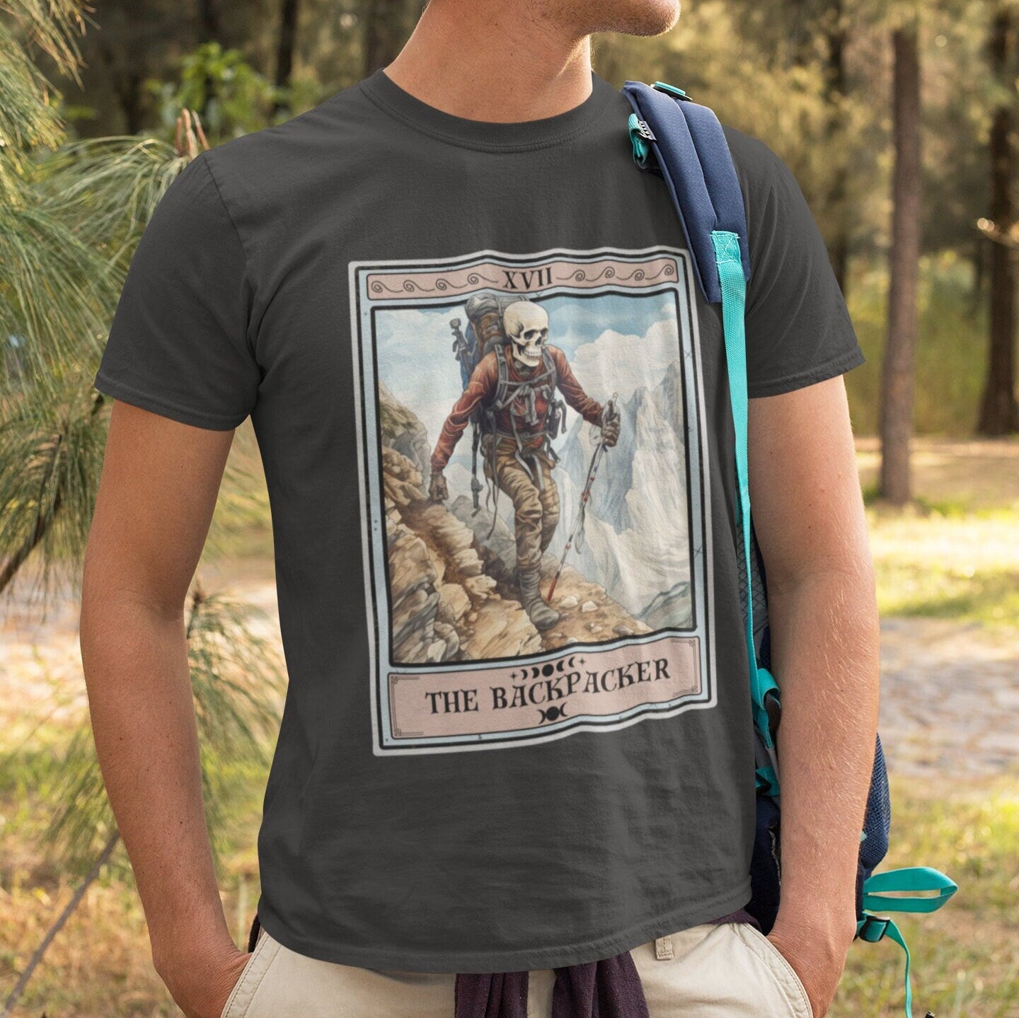 The Backpacker Tarot Card Shirt