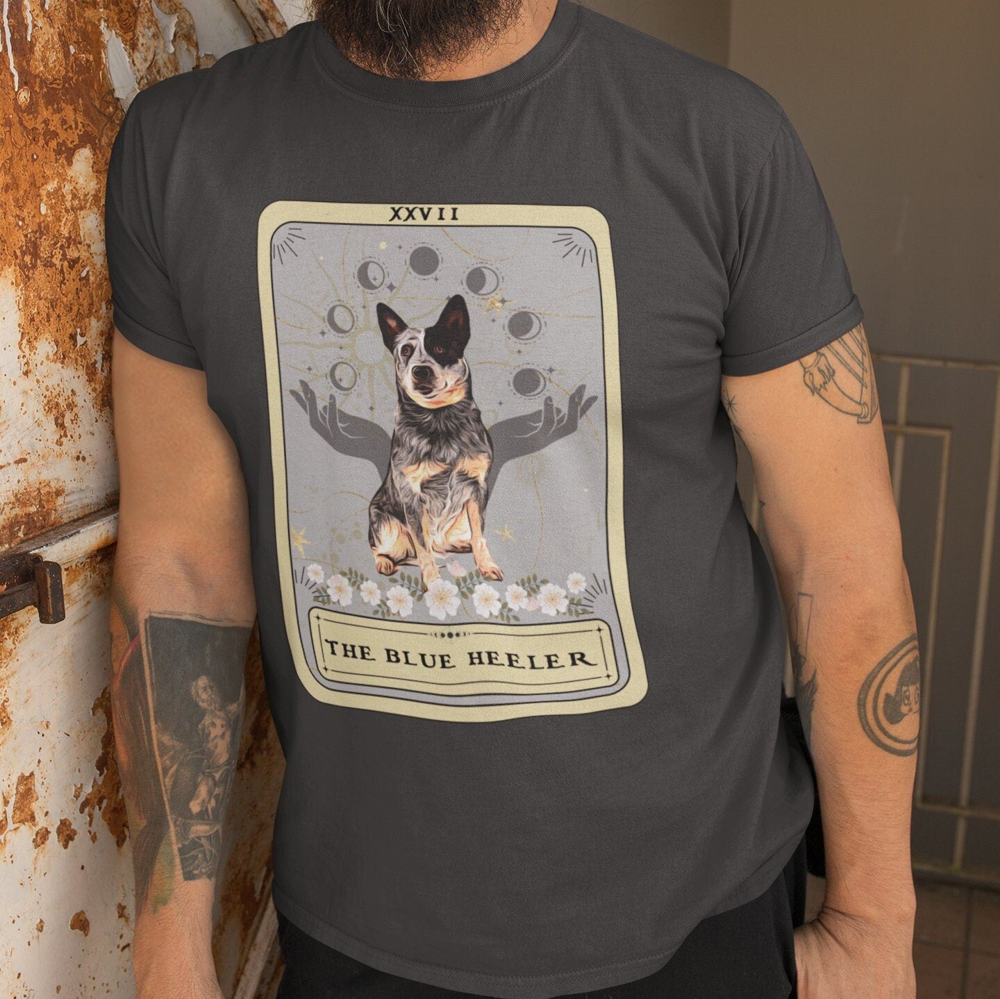 The Blue Heeler Tarot Card Shirt