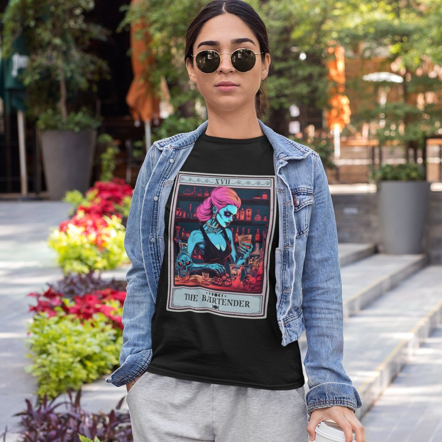 The Bartender Tarot Card Shirt
