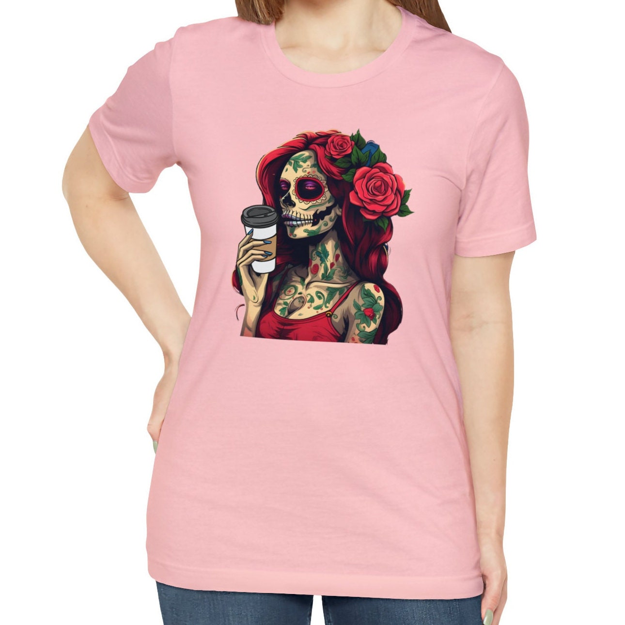 Coffee Sugar Skull T-Shirt
