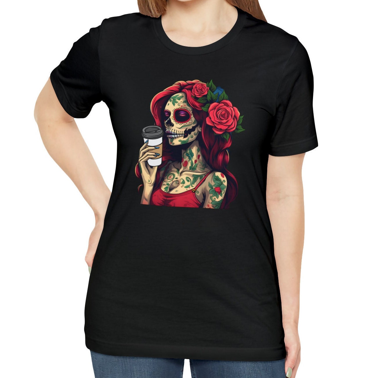 Coffee Sugar Skull T-Shirt