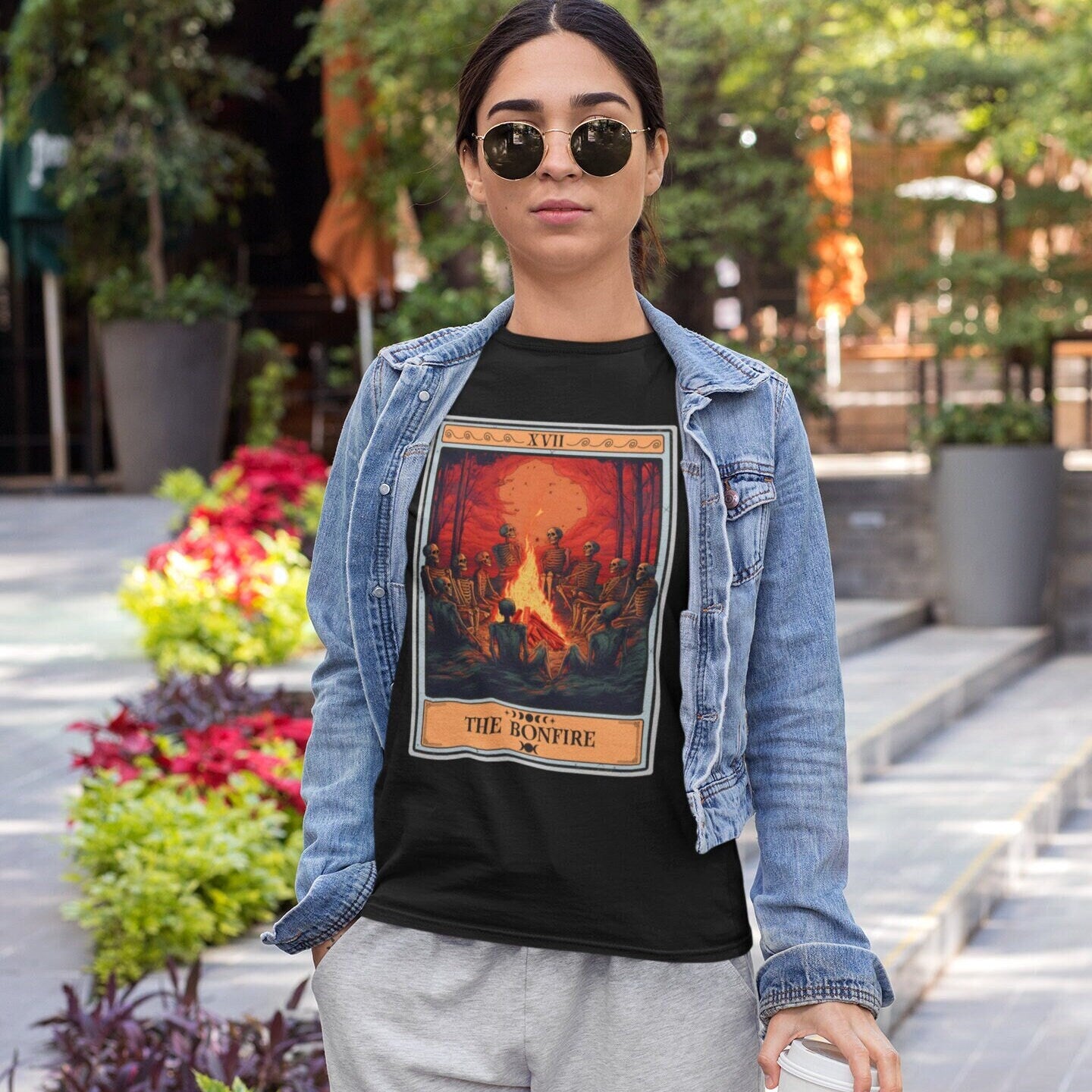 The Bonfire Tarot Card Shirt